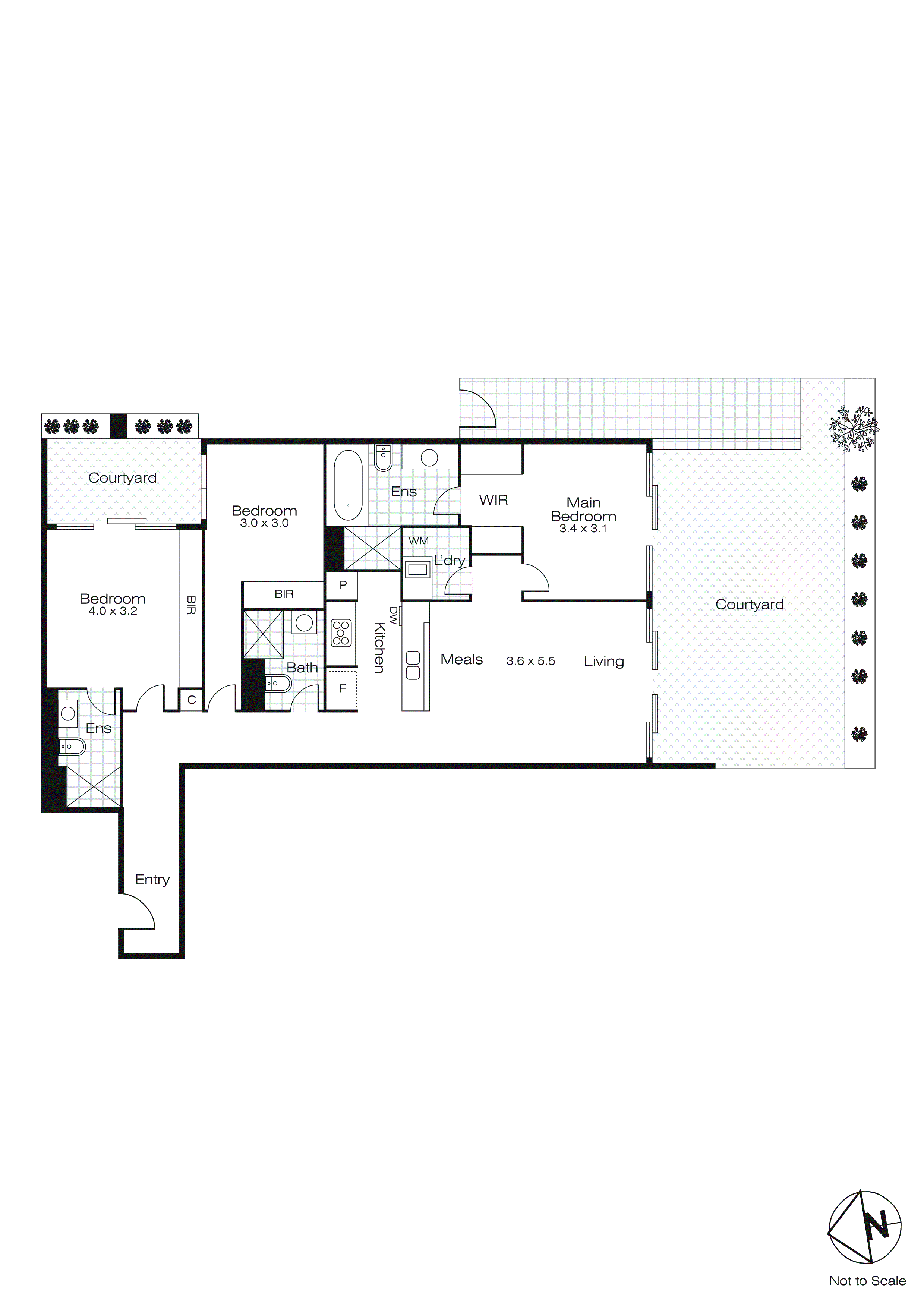 2/18 Wendouree Parade, Lake Wendouree VIC 3350 - Floorplan