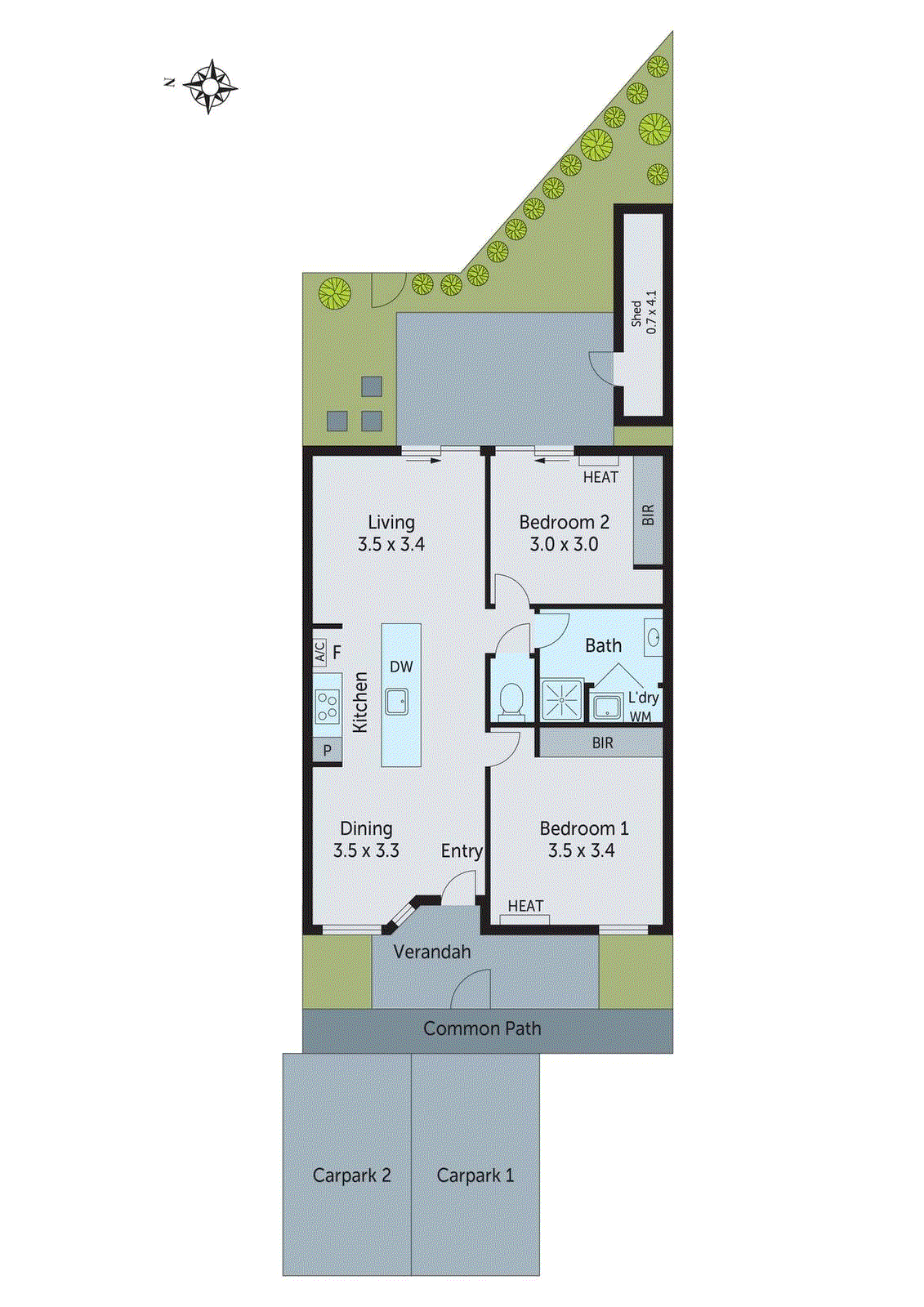 2/180 Cox Road, Lovely Banks VIC 3213 - Floorplan