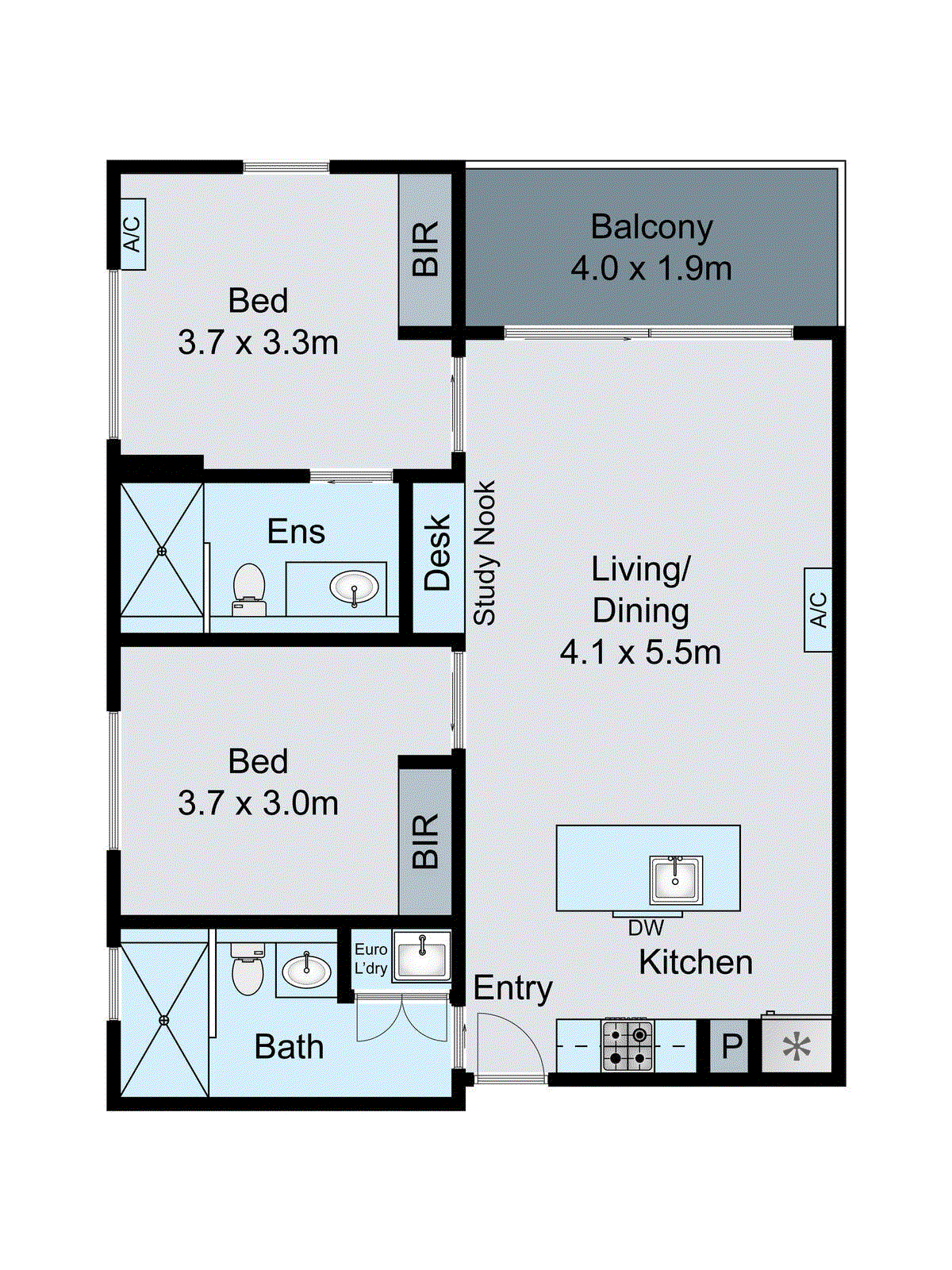 218/146 Bellerine Street, Geelong VIC 3220 - Floorplan