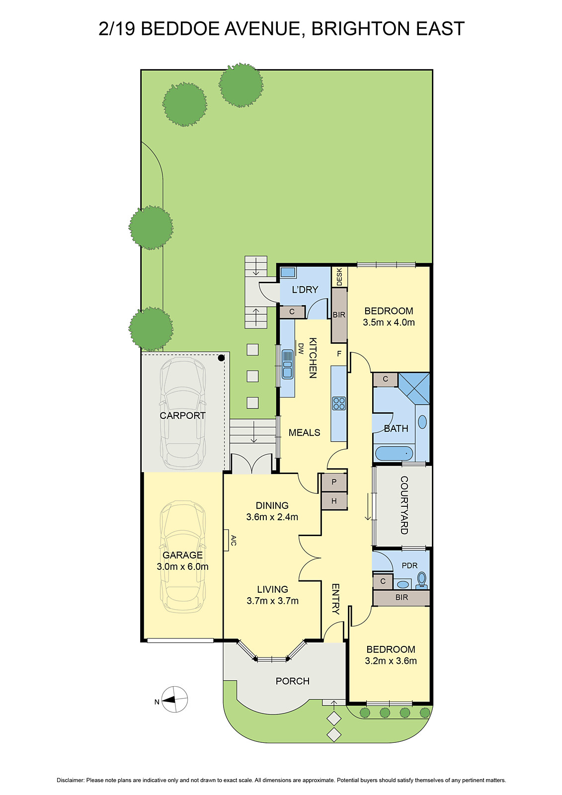 2/19 Beddoe Avenue, Brighton East VIC 3187 - Floorplan