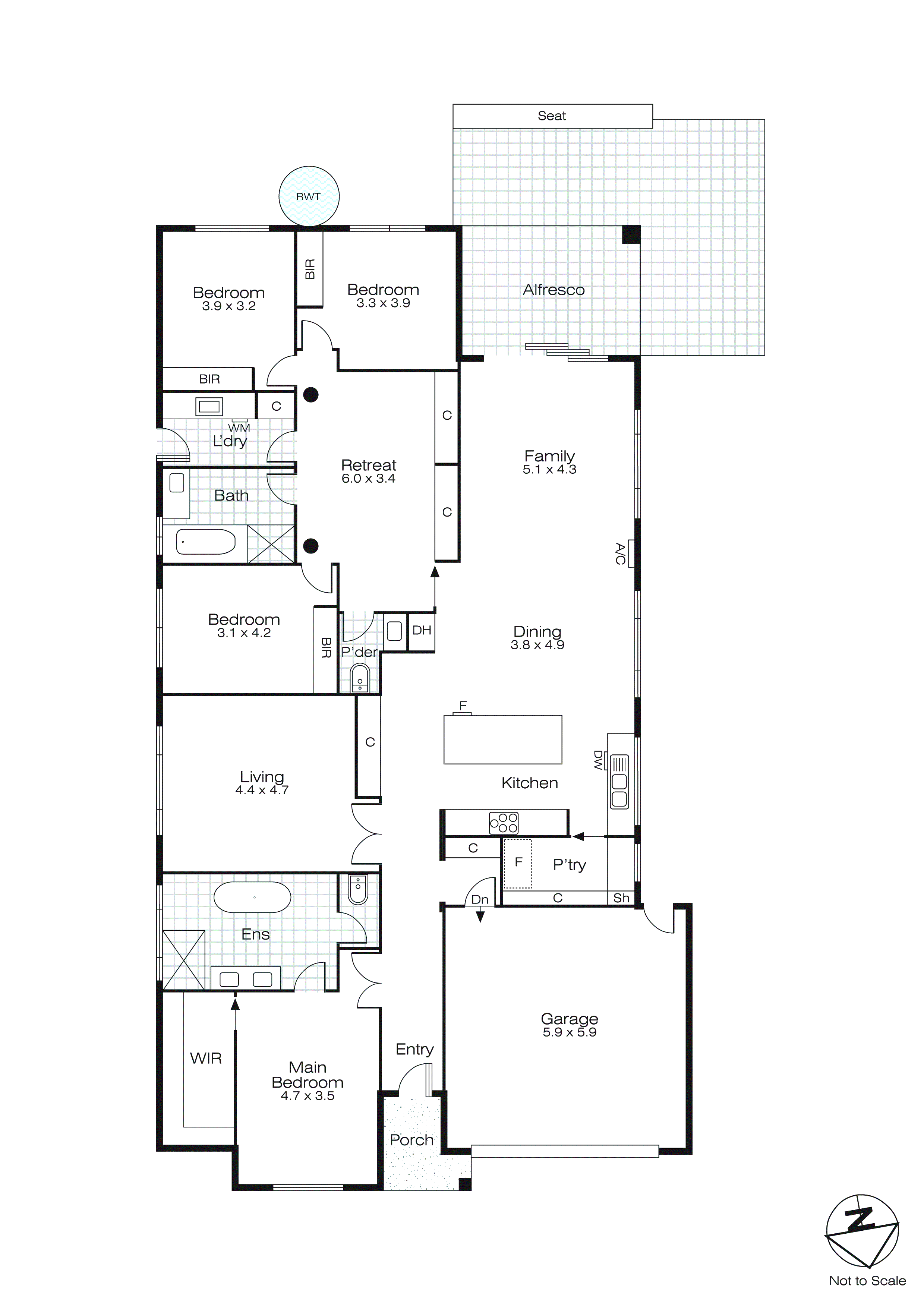 219 Cuthberts Road, Lucas VIC 3350 - Floorplan