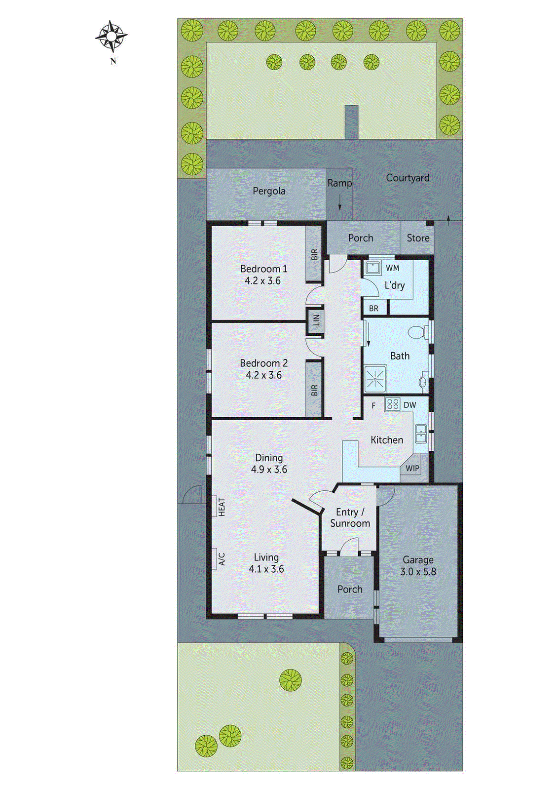 2/19 Hazelwood Crescent, Leopold VIC 3224 - Floorplan