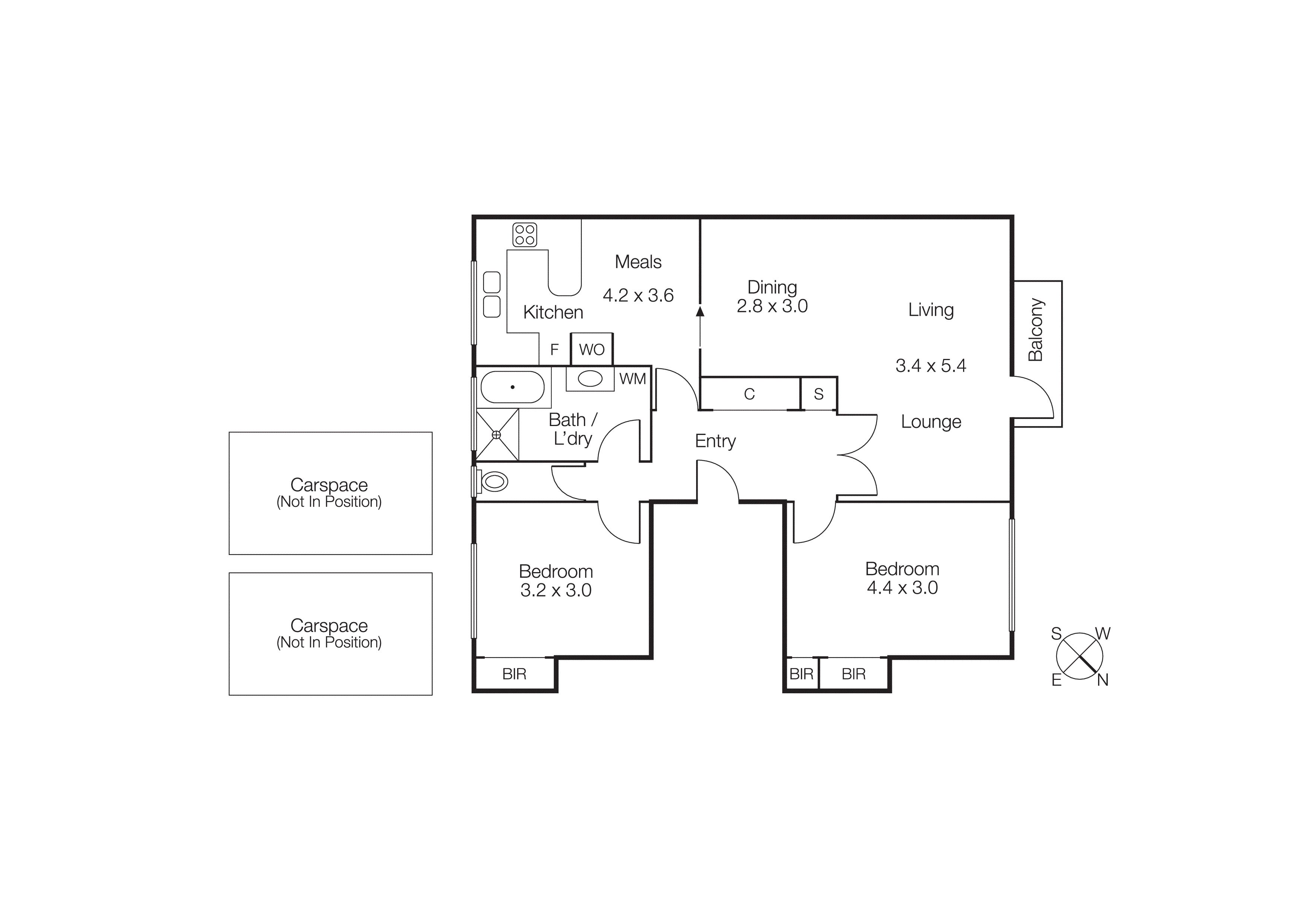 2/19 Mitford Street, St Kilda VIC 3182 - Floorplan