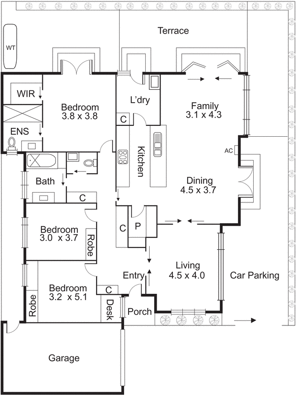 2/19 South Avenue, Bentleigh VIC 3204 - Floorplan