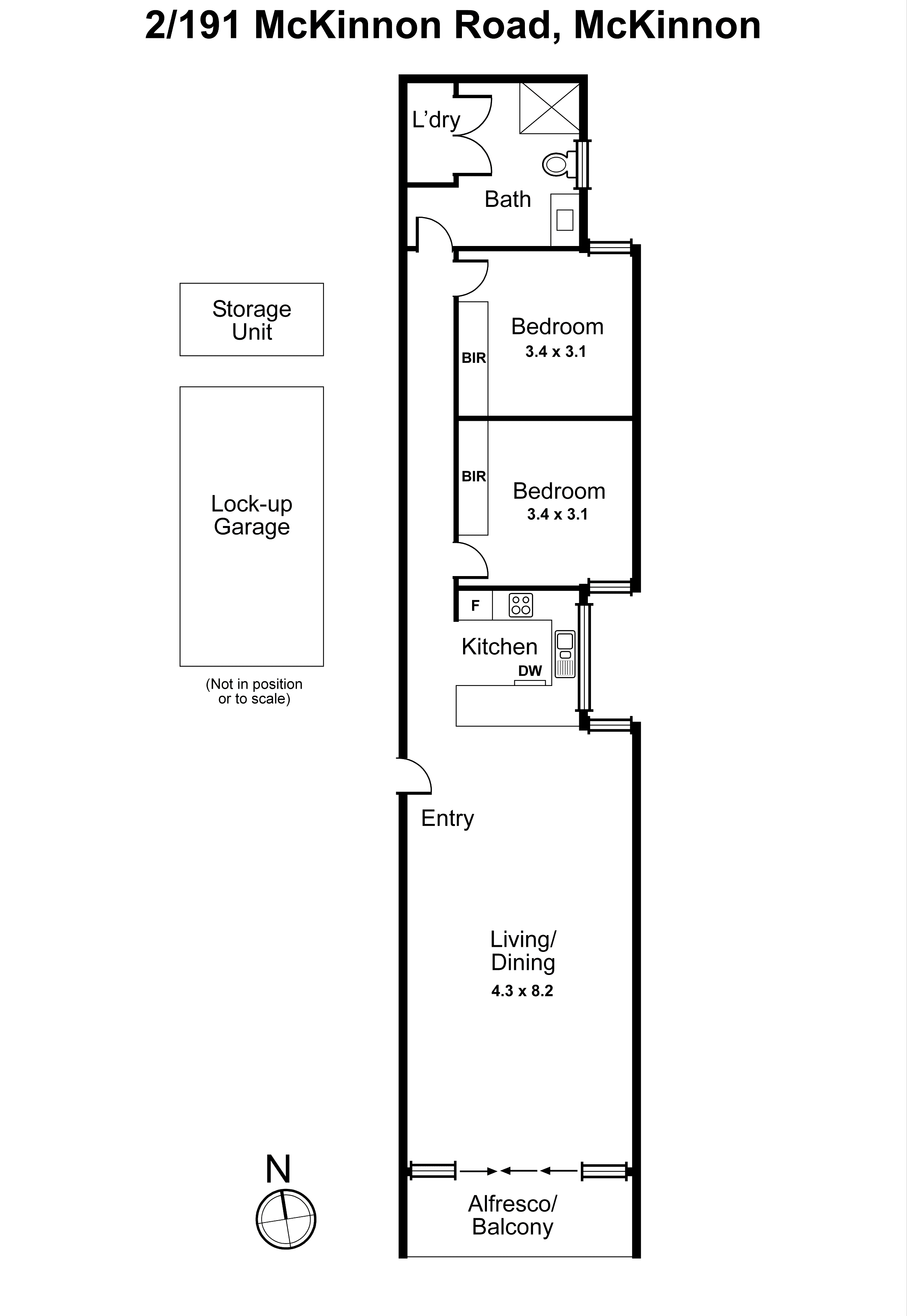 2/191 McKinnon Road, Mckinnon VIC 3204 - Floorplan