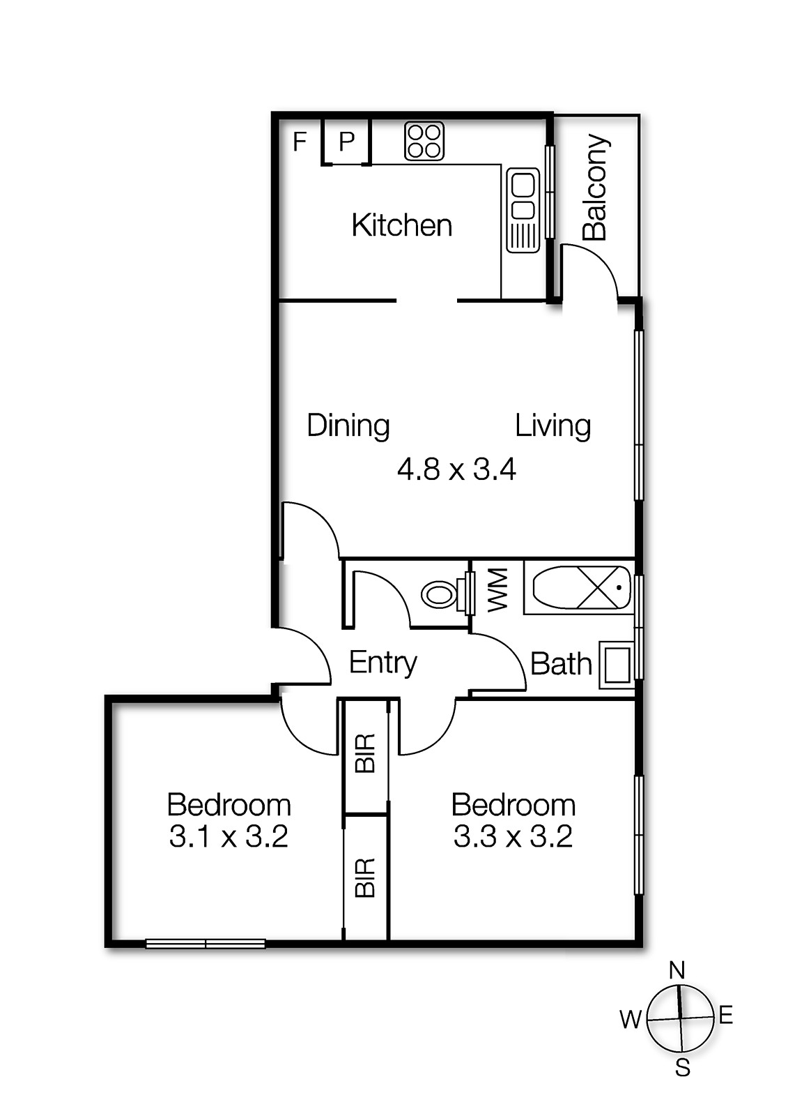 2/199 Hotham Street, St Kilda East VIC 3183 - Floorplan