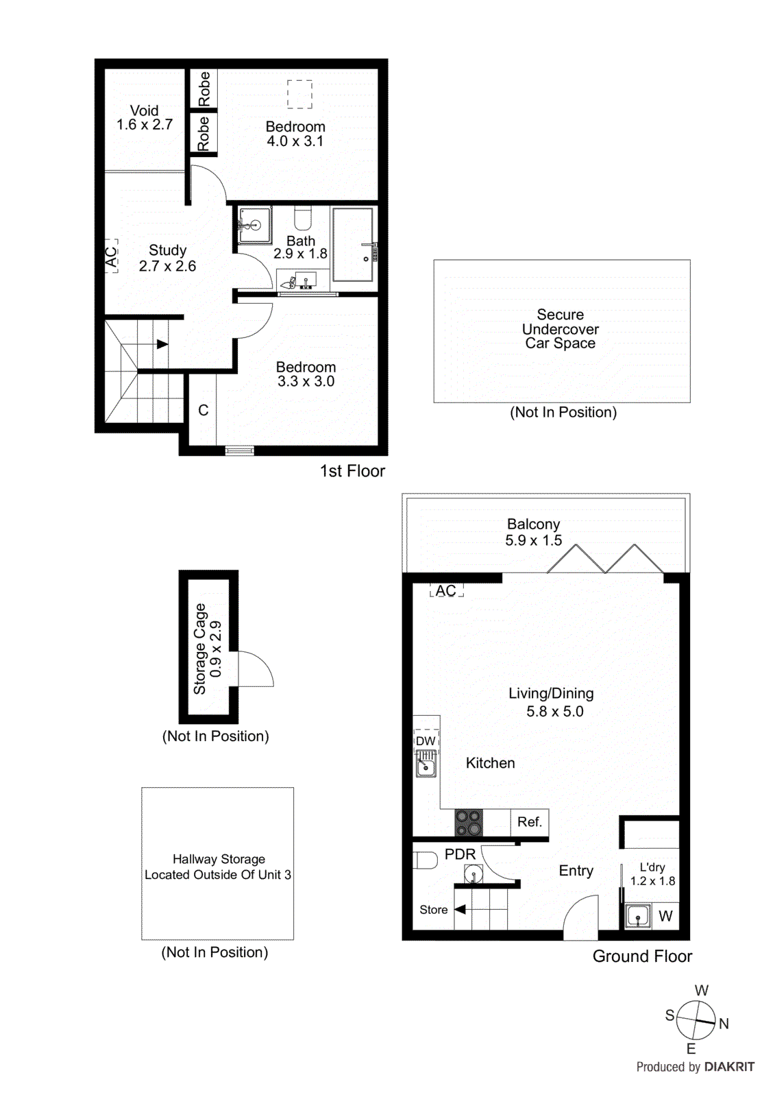 2/1a Golden Avenue, Chelsea VIC 3196 - Floorplan