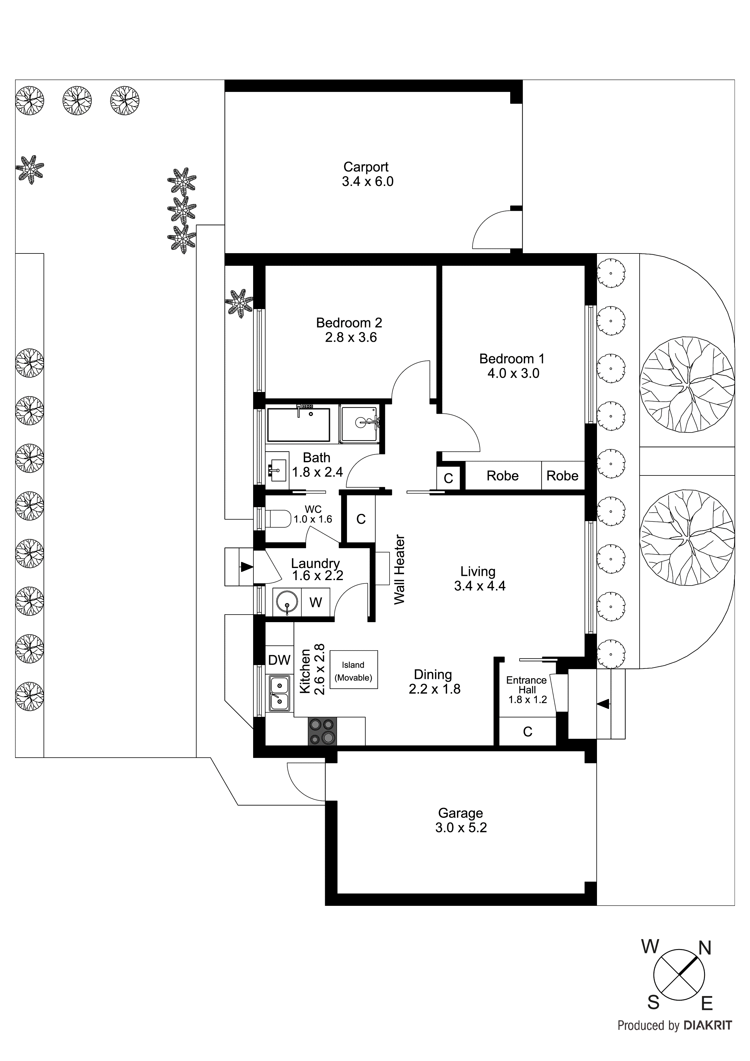 2/1A Troy Street, Bonbeach VIC 3196 - Floorplan