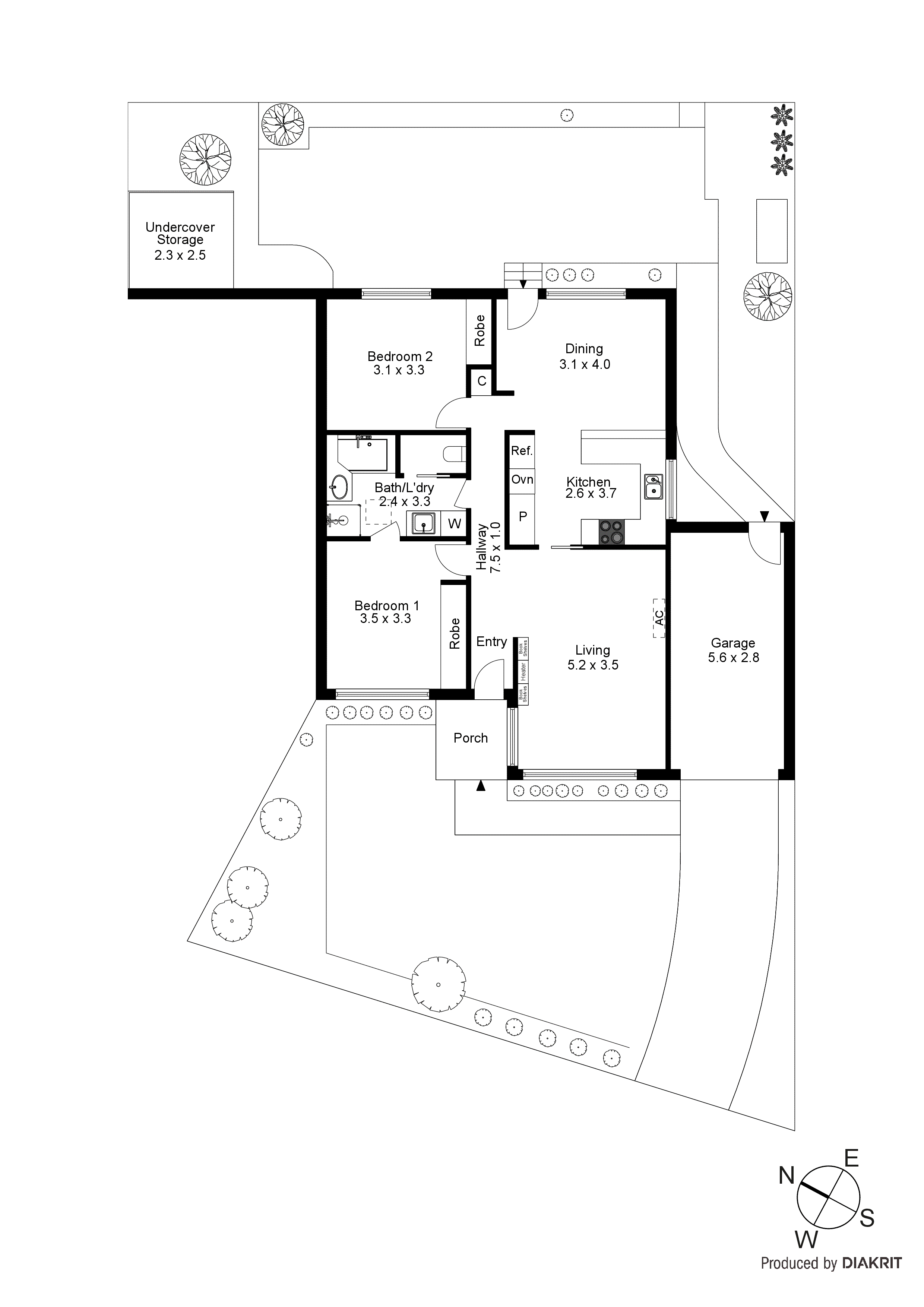 2/1B Elsie Avenue, Seaford VIC 3198 - Floorplan