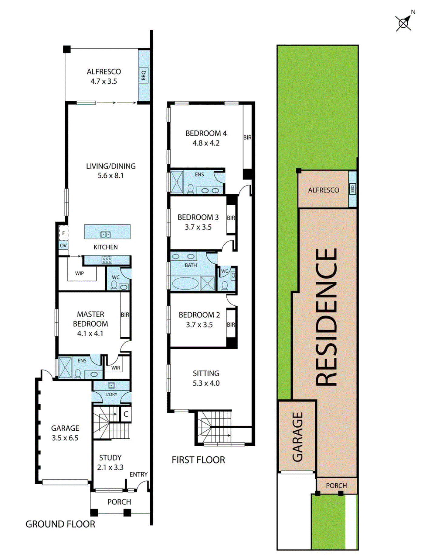 21B Fifth Street, Parkdale VIC 3195 - Floorplan