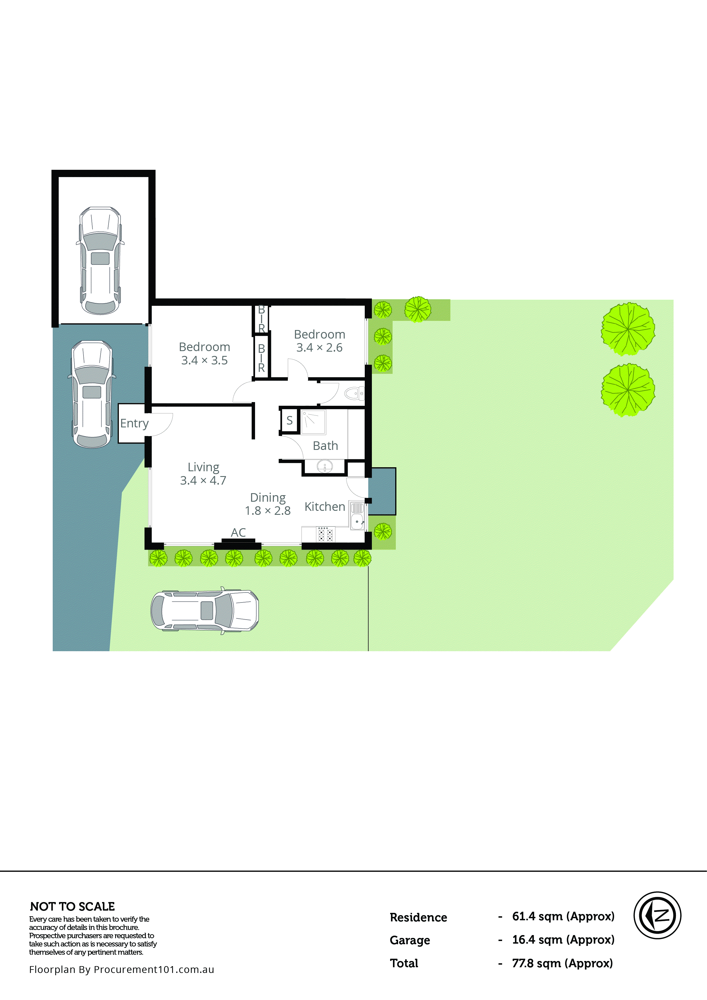 2/2-4 Gordon Street, Cranbourne VIC 3977 - Floorplan