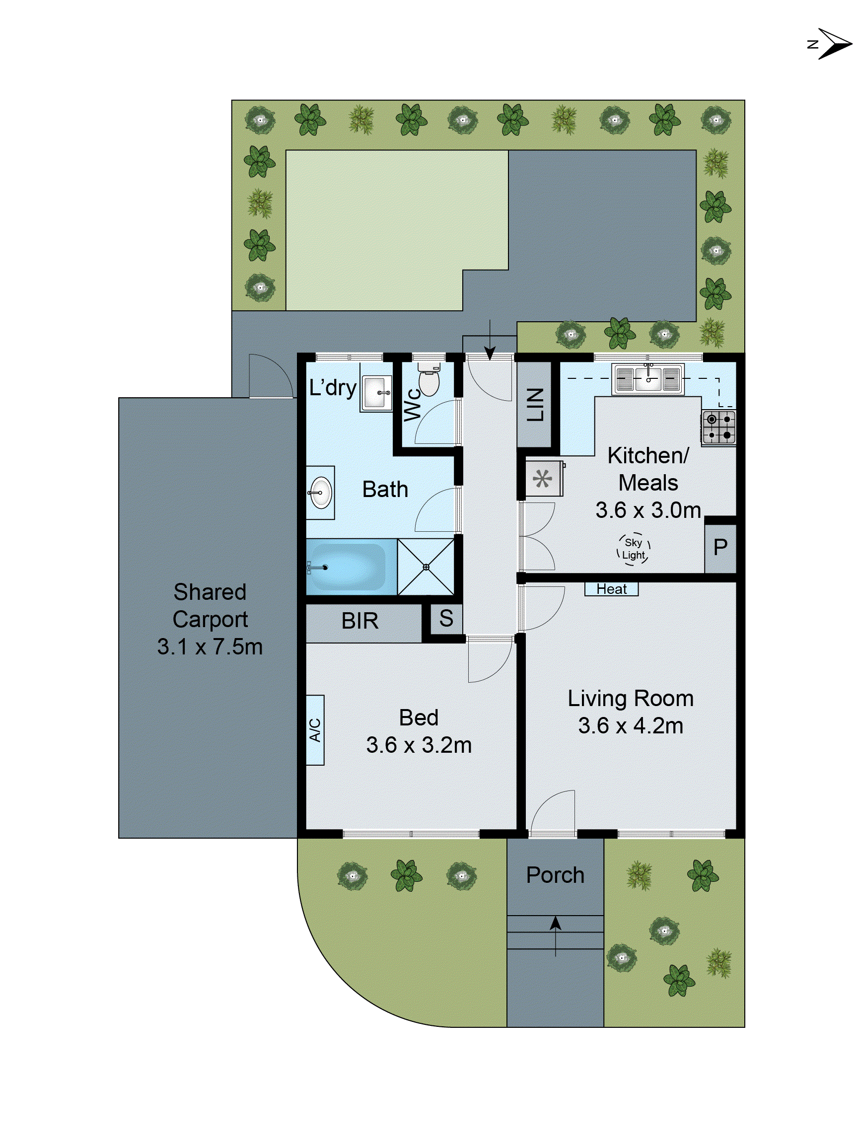 2/2-4 Murphy Avenue, Herne Hill VIC 3218 - Floorplan