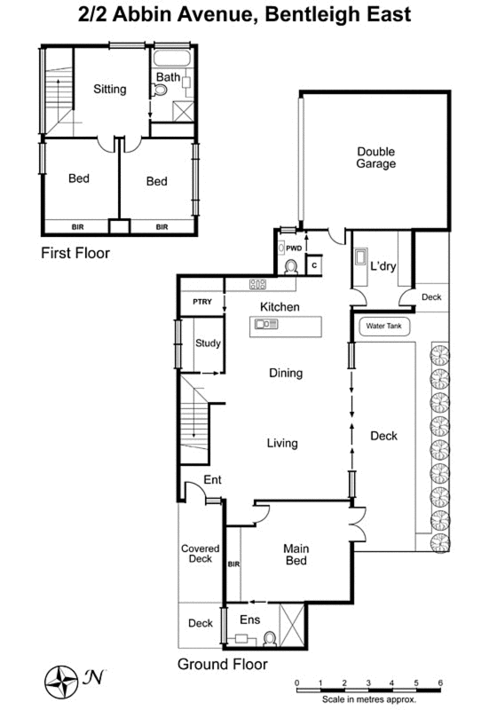 2/2 Abbin Avenue, Bentleigh East VIC 3165 - Floorplan