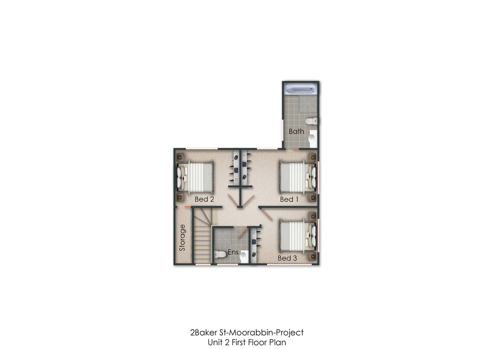 2/2 Baker Street, Moorabbin VIC 3189 - Floorplan
