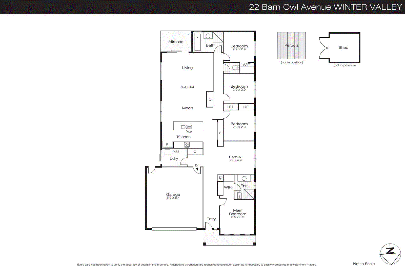 22 Barn Owl Avenue, Winter Valley VIC 3358 - Floorplan