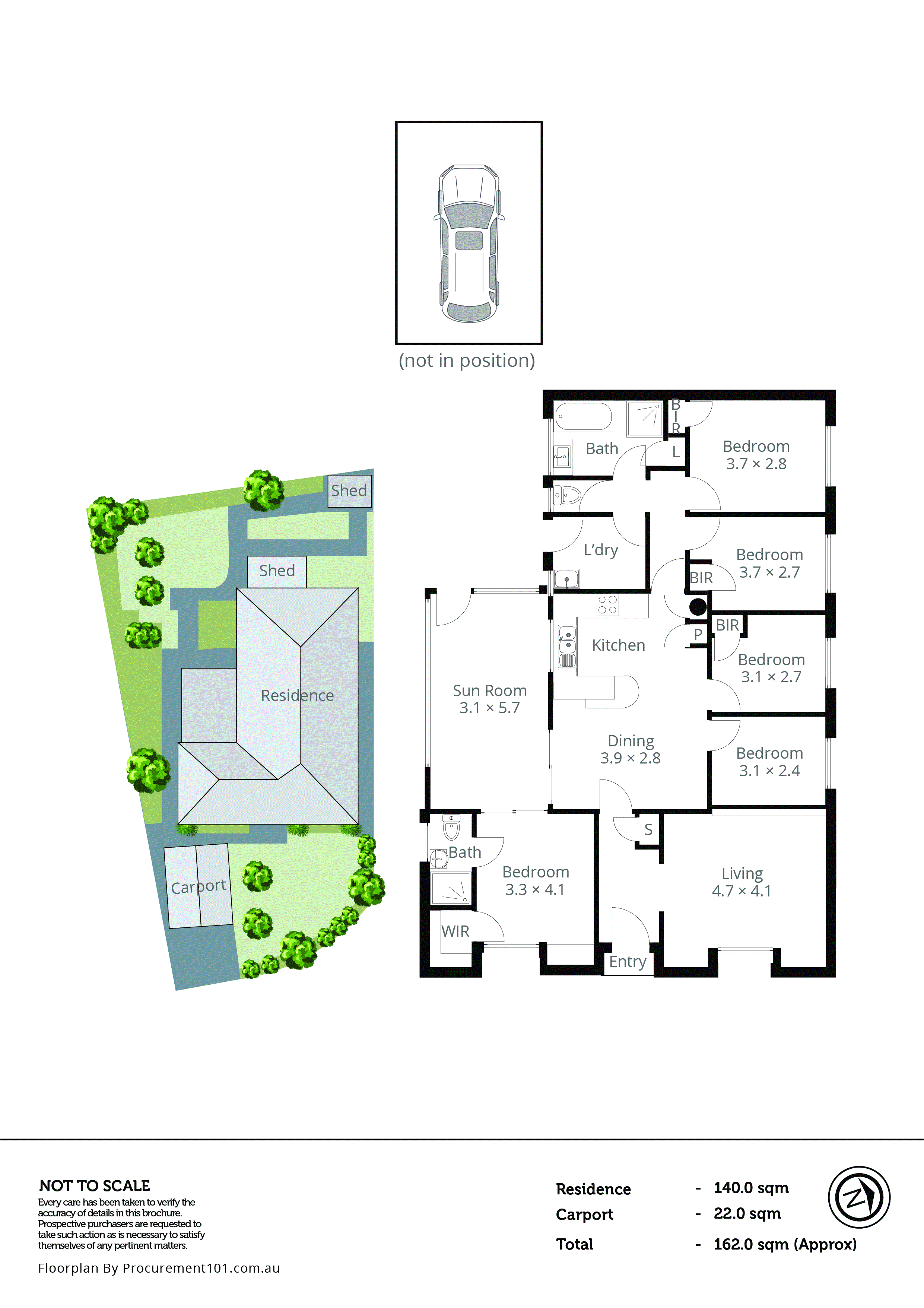 22 Bellarine Court, Keysborough VIC 3173 - Floorplan