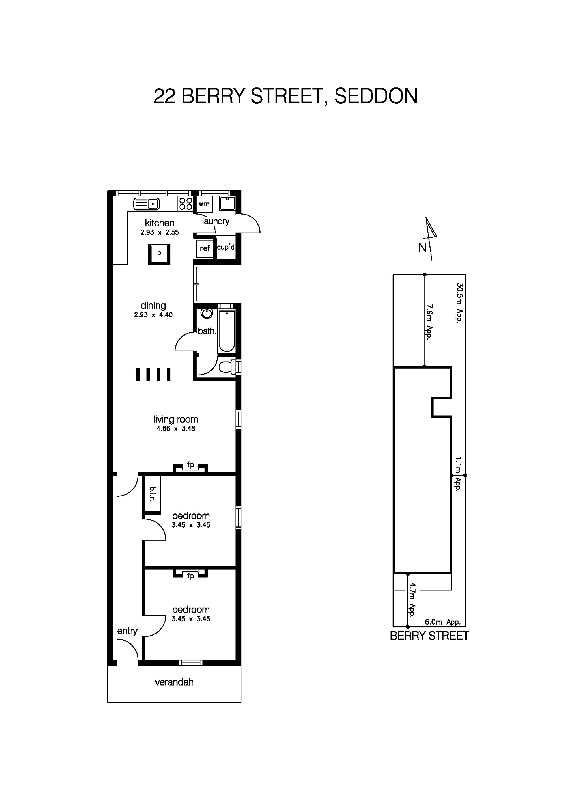 22 Berry Street, SEDDON VIC 3011 - Floorplan