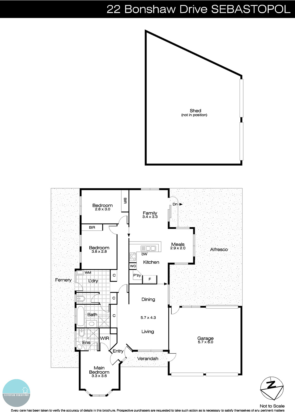 22 Bonshaw Drive, Sebastopol VIC 3356 - Floorplan