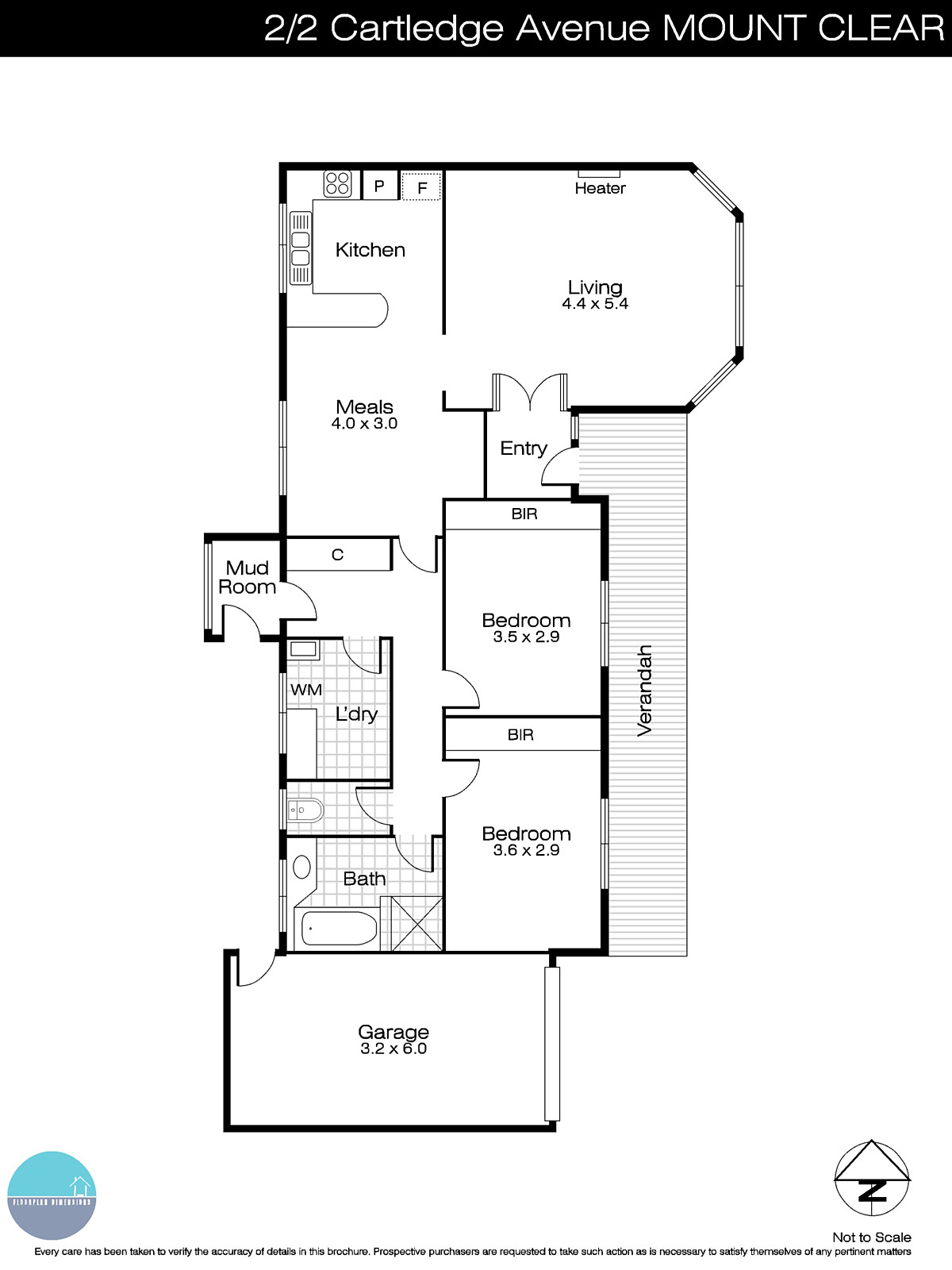 2/2 Cartledge Avenue, Mount Clear VIC 3350 - Floorplan
