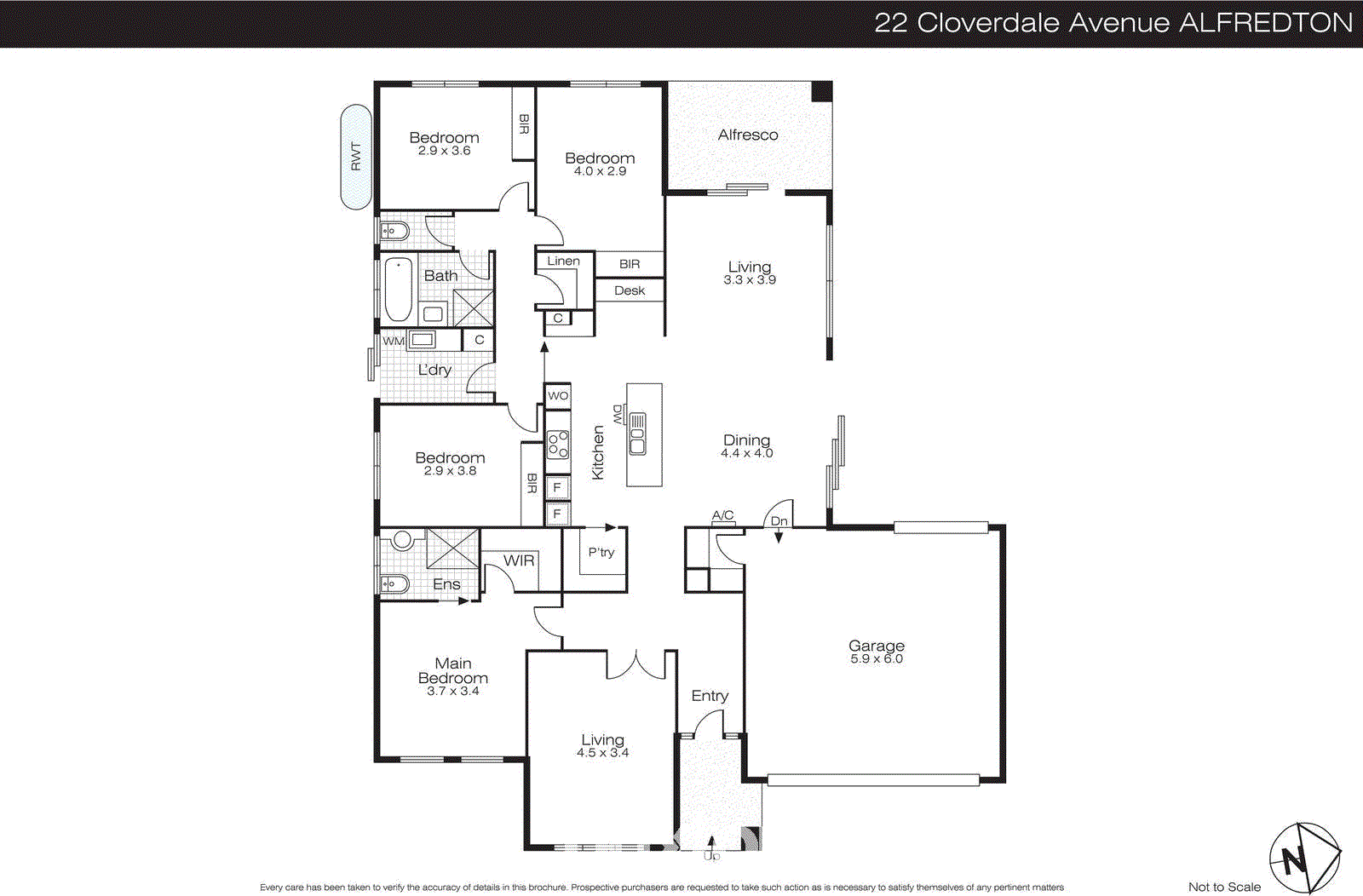 22 Clovedale Avenue, Alfredton VIC 3350 - Floorplan