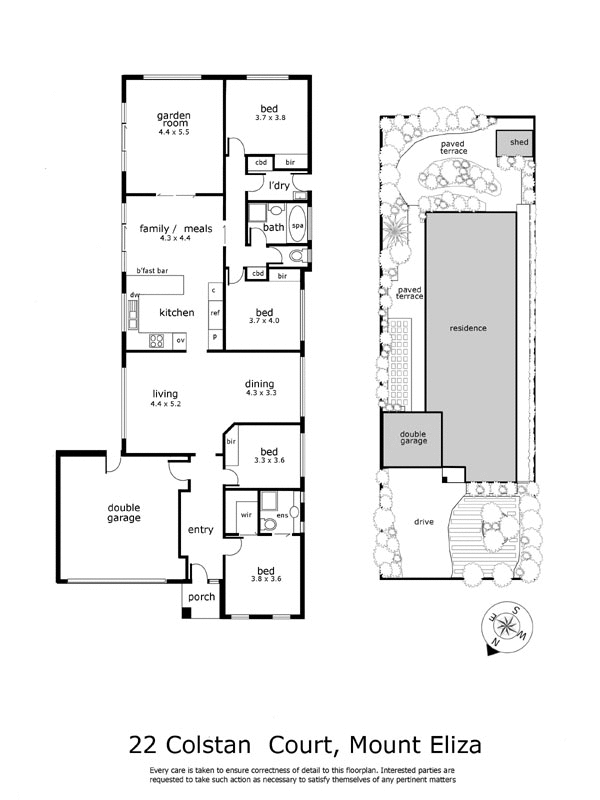 22 Colstan Court, MOUNT ELIZA VIC 3930 - Floorplan