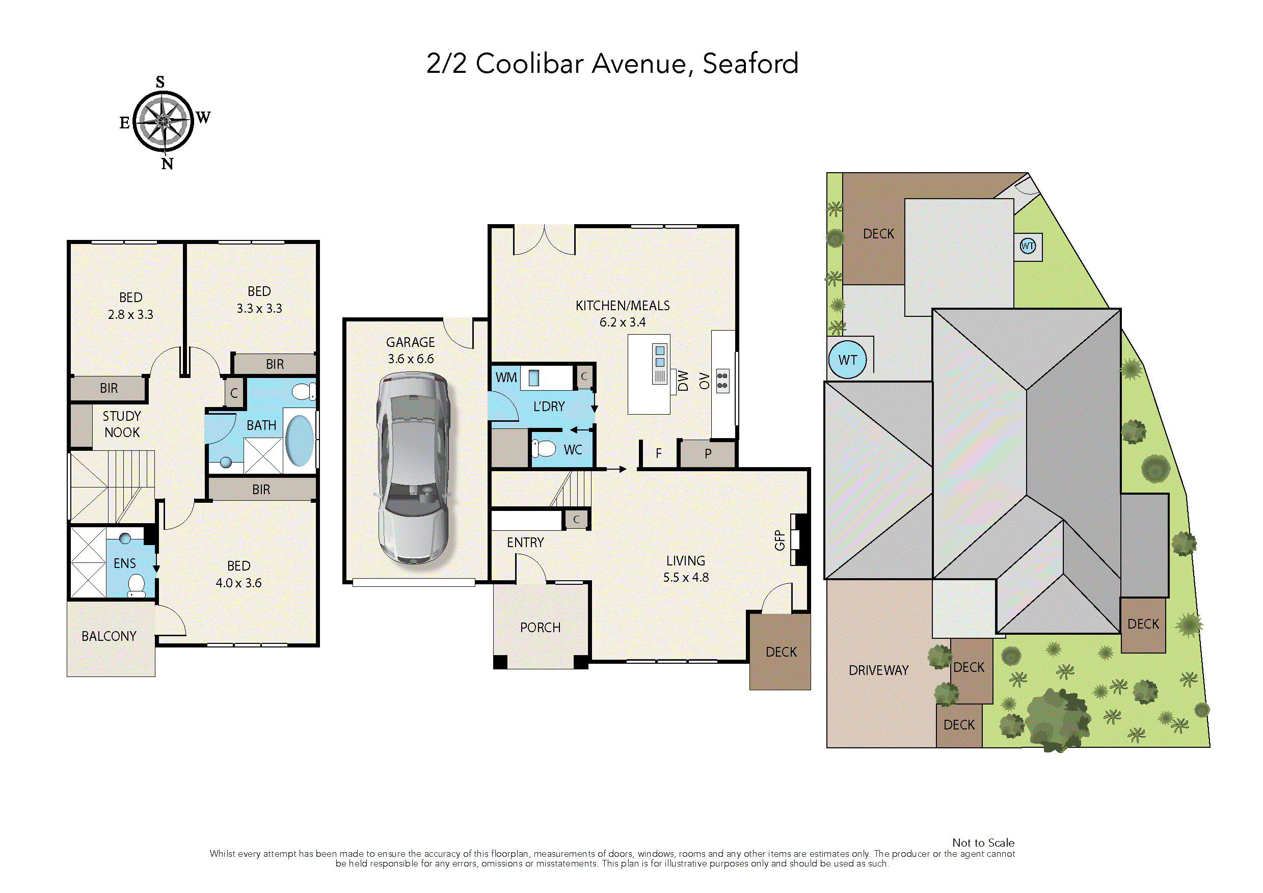 2/2 Coolibar Avenue, Seaford VIC 3198 - Floorplan