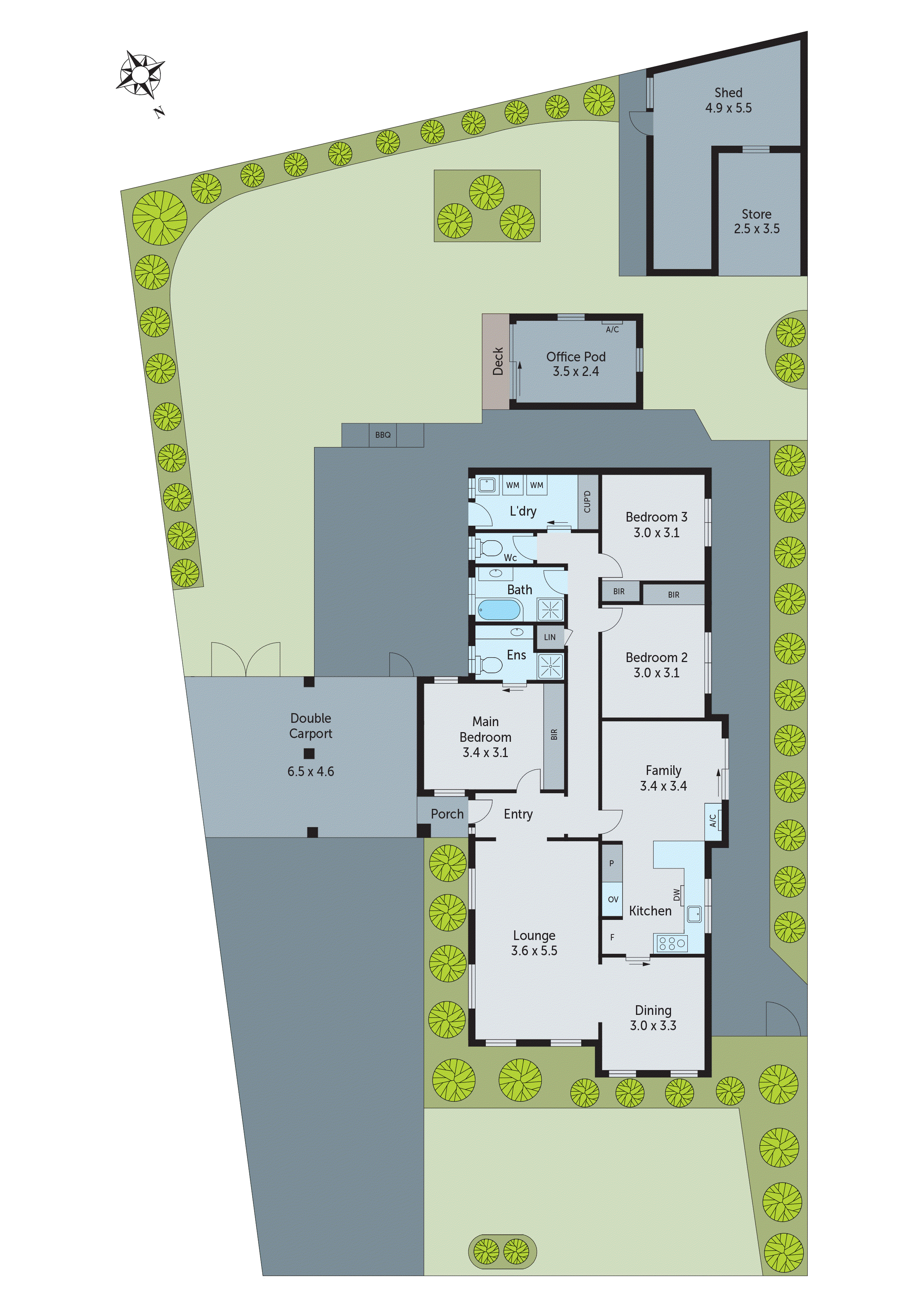 22 Crestmoor Drive, Highton VIC 3216 - Floorplan