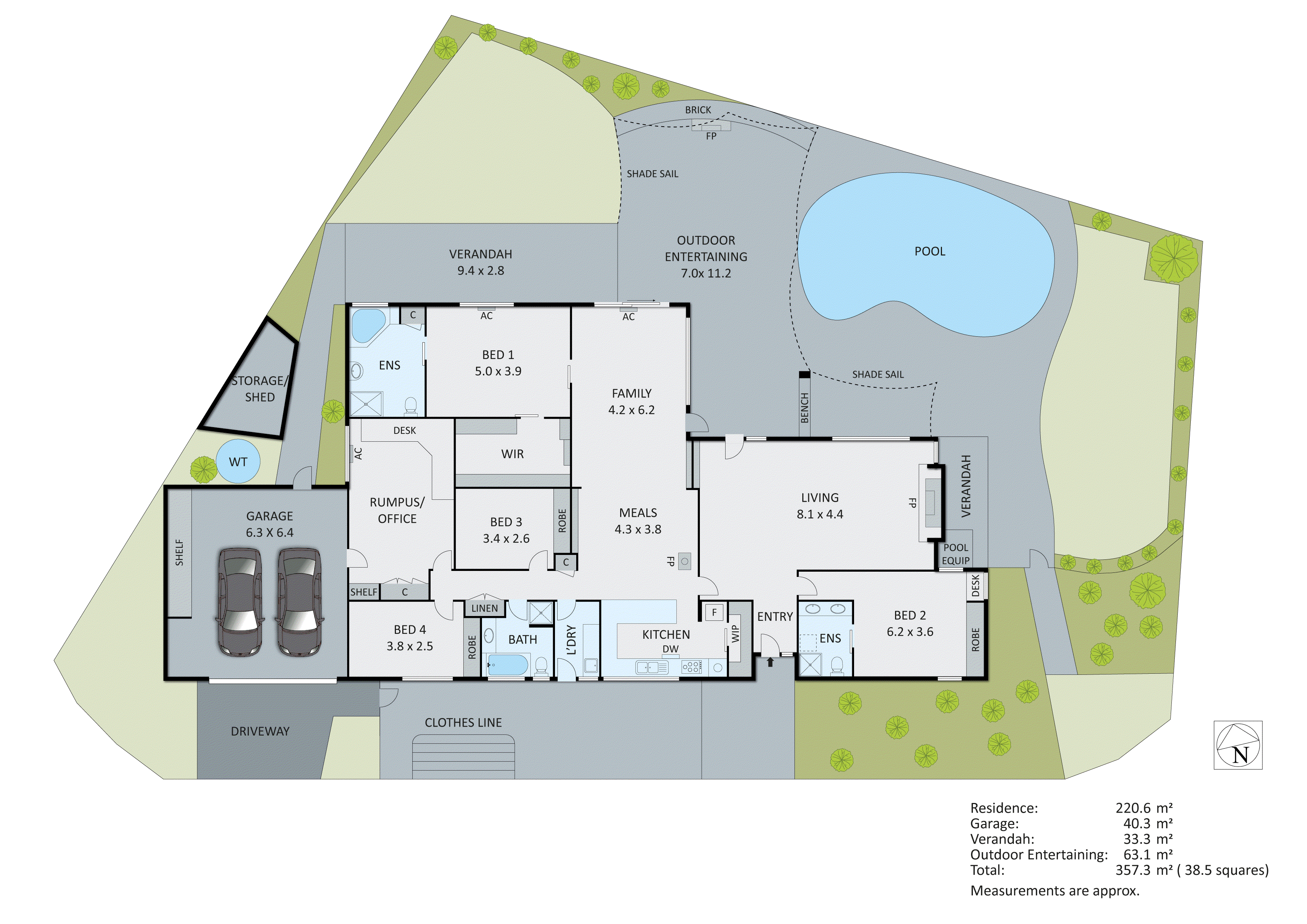 22 Emery Drive, Dingley Village VIC 3172 - Floorplan