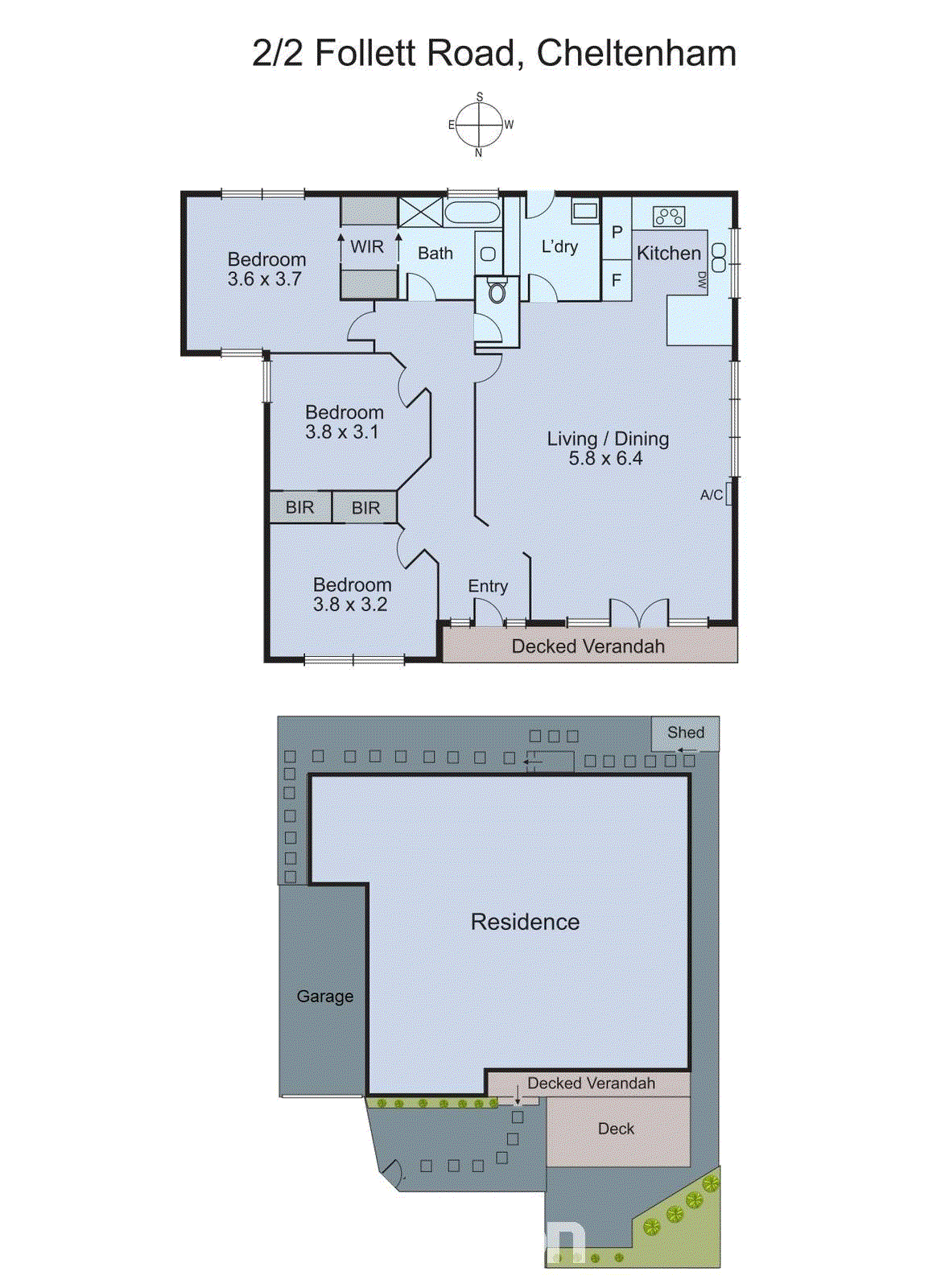 2/2 Follett Road, Cheltenham VIC 3192 - Floorplan
