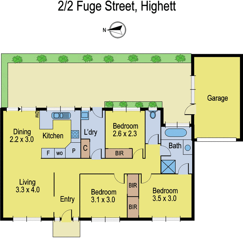 2/2 Fuge Street, Highett VIC 3190 - Floorplan