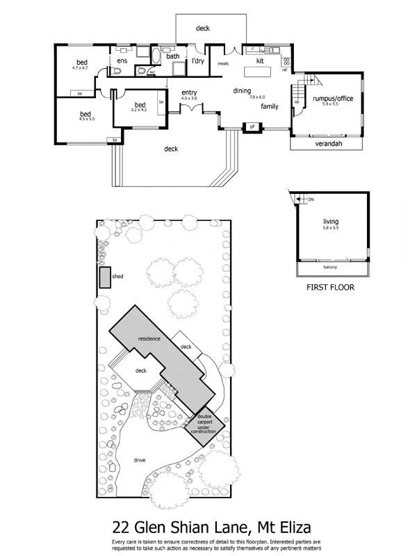 22 Glen Shian Lane, MOUNT ELIZA VIC 3930 - Floorplan