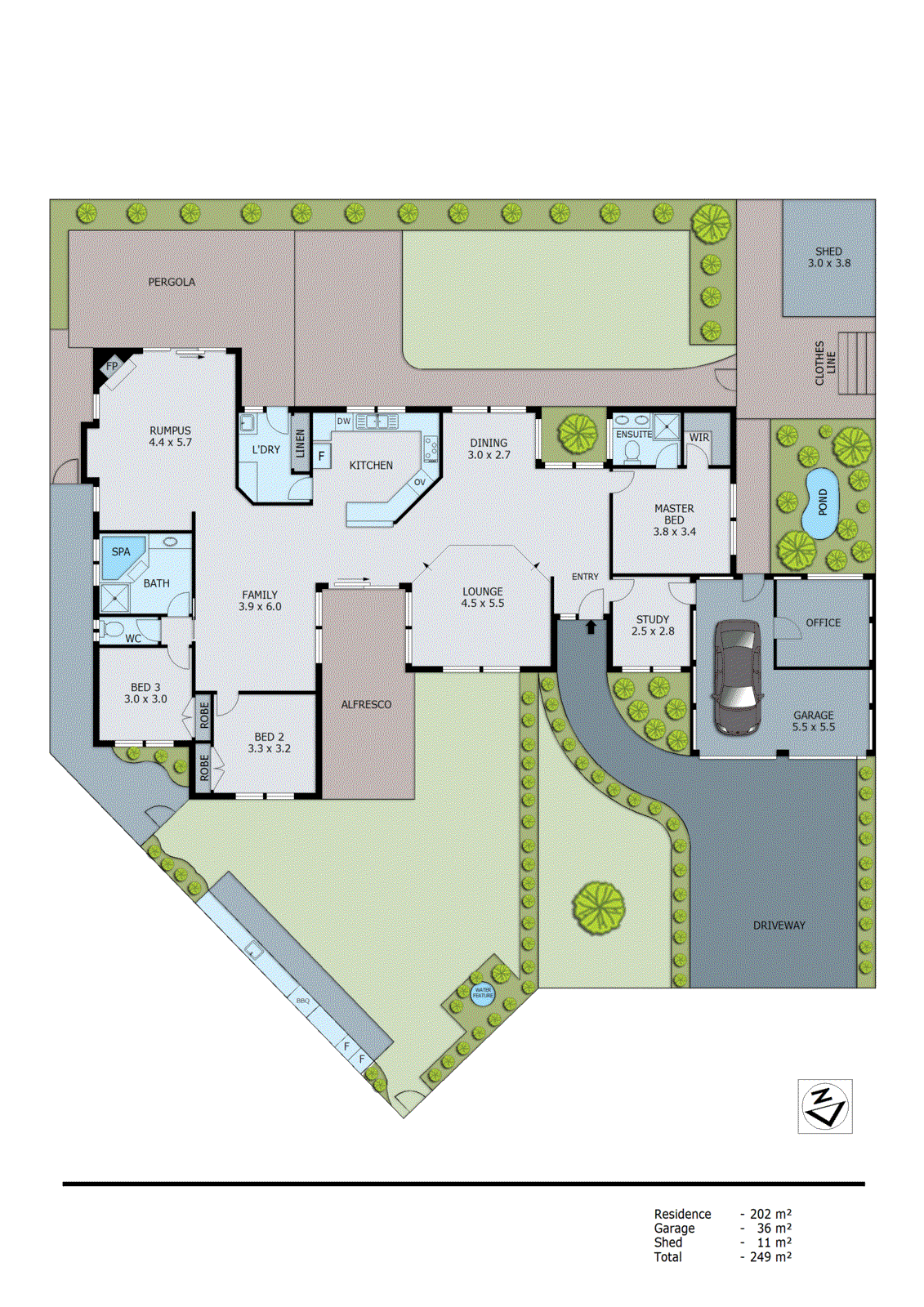 22 Grandiflora Court, Dingley Village VIC 3172 - Floorplan