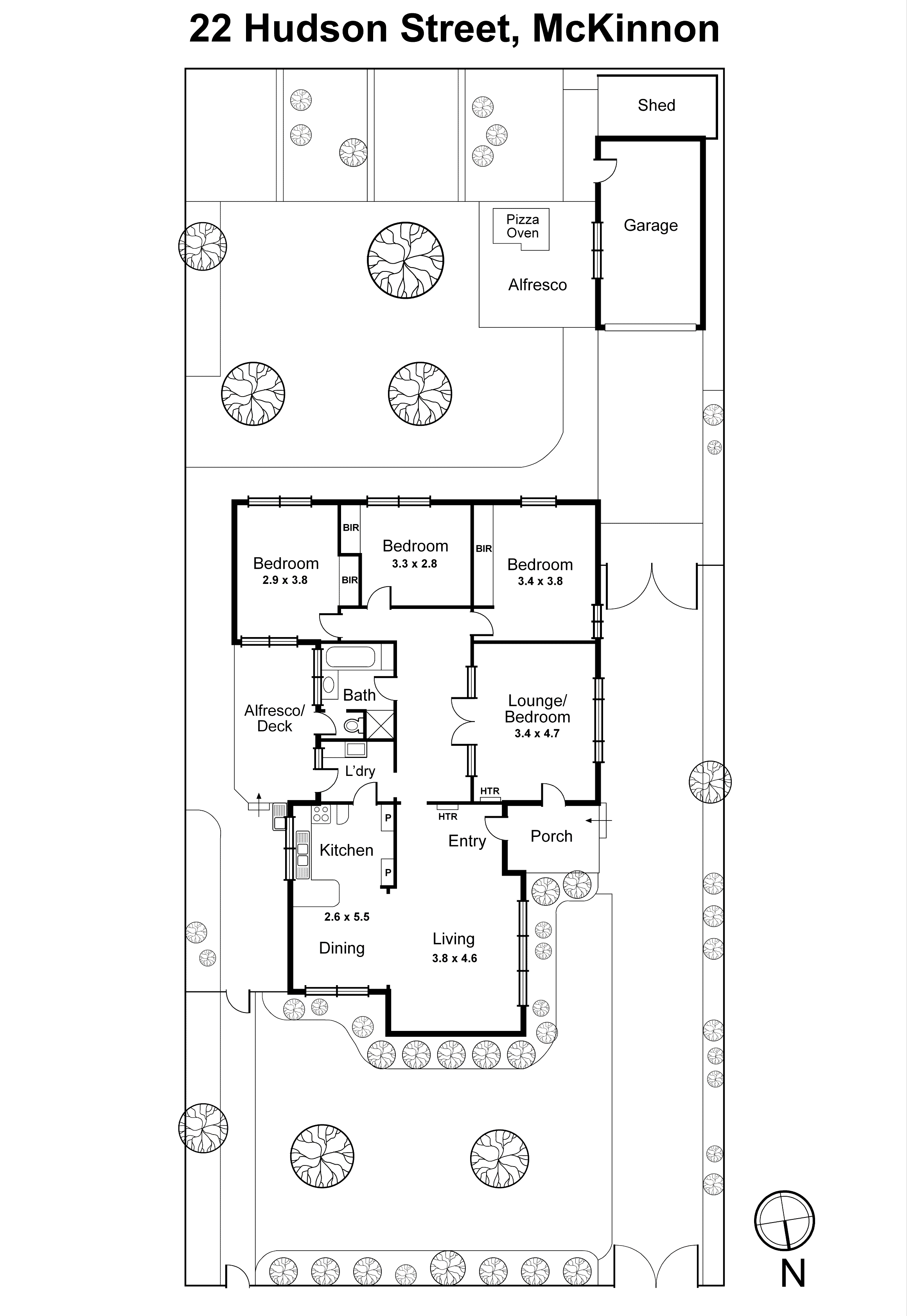 22 Hudson Street, Mckinnon VIC 3204 - Floorplan