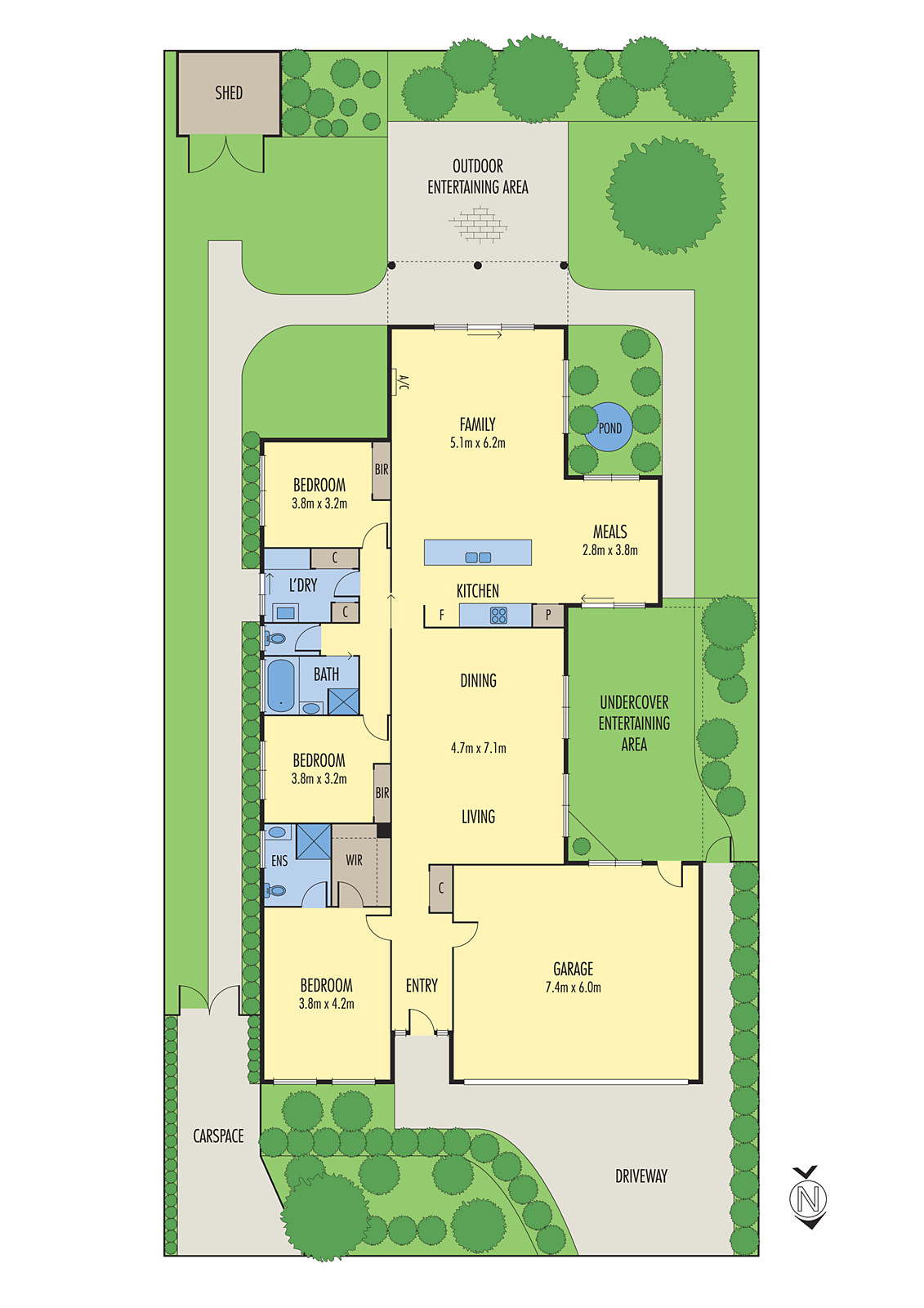 22 Ironbark Street, Waurn Ponds VIC 3216 - Floorplan