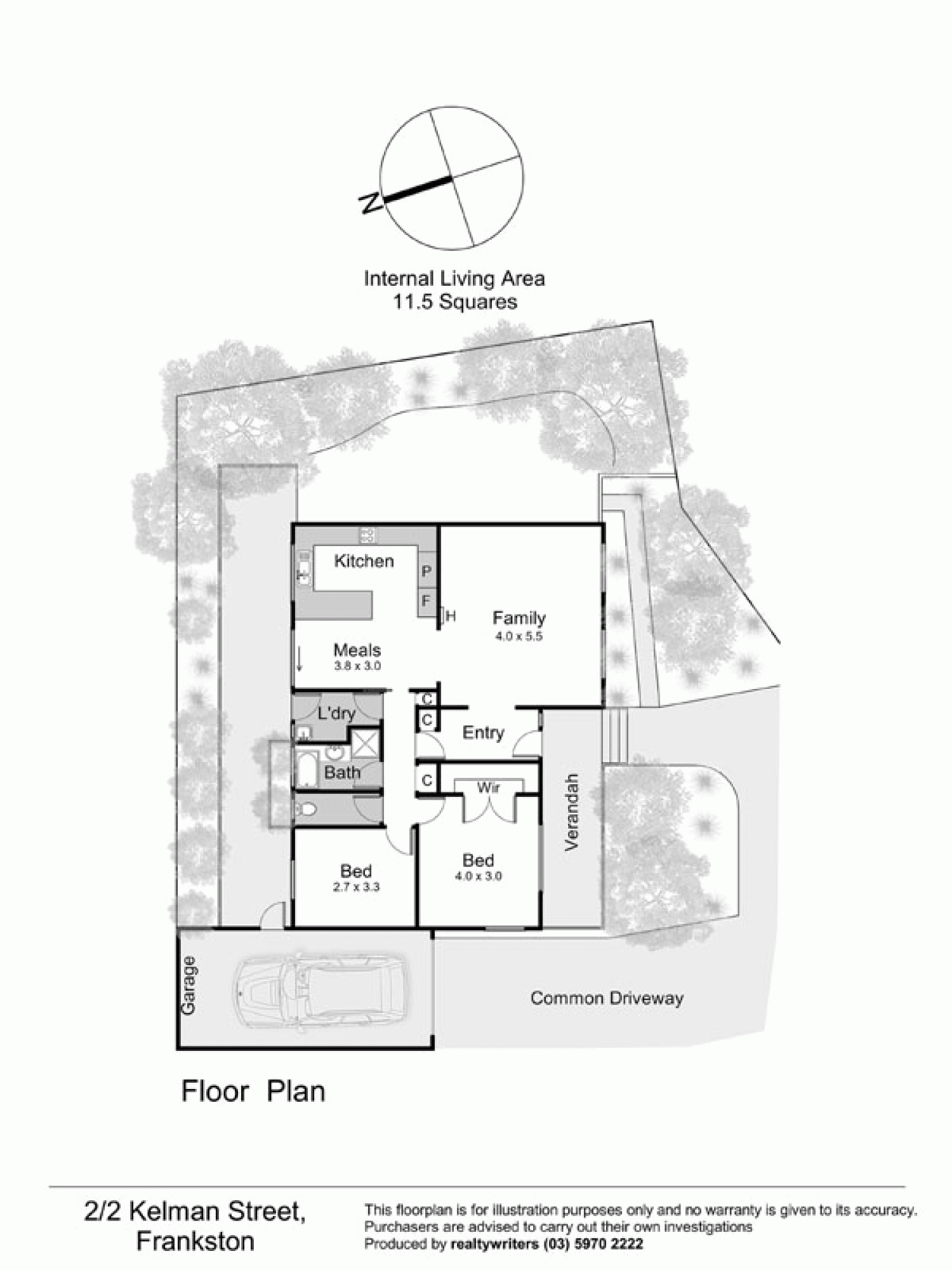 2/2 Kelman Street, FRANKSTON VIC 3199 - Floorplan