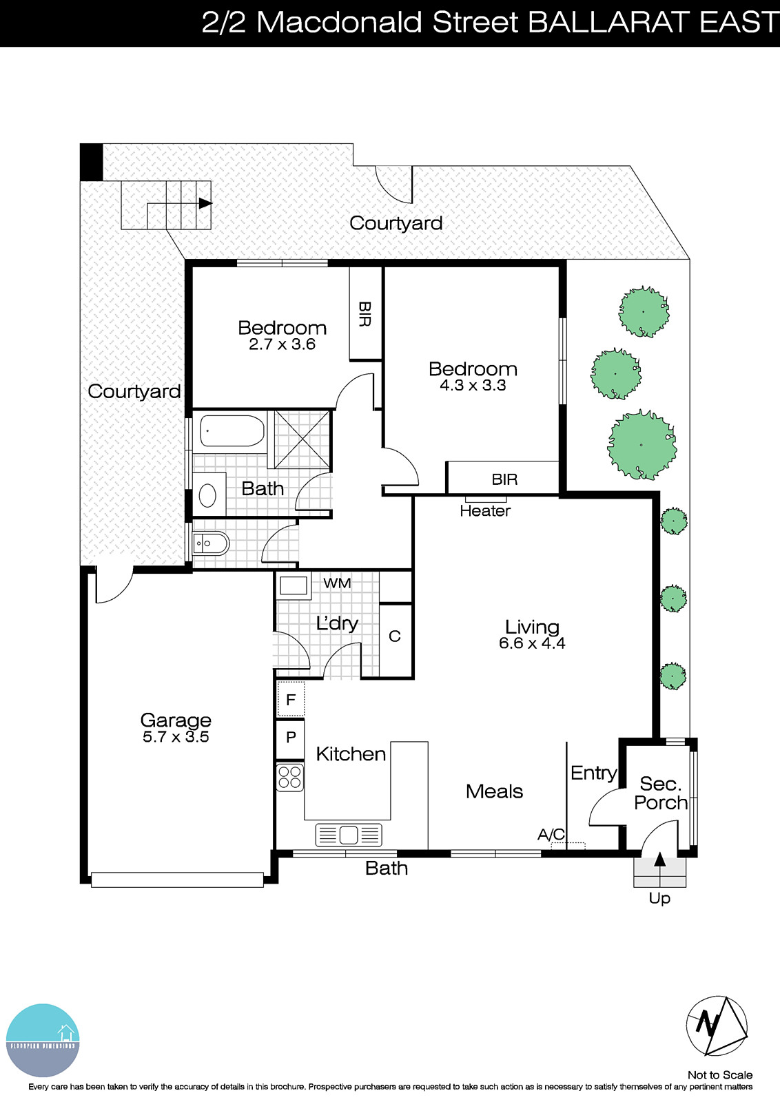 2/2 MacDonald  Street, Ballarat East VIC 3350 - Floorplan