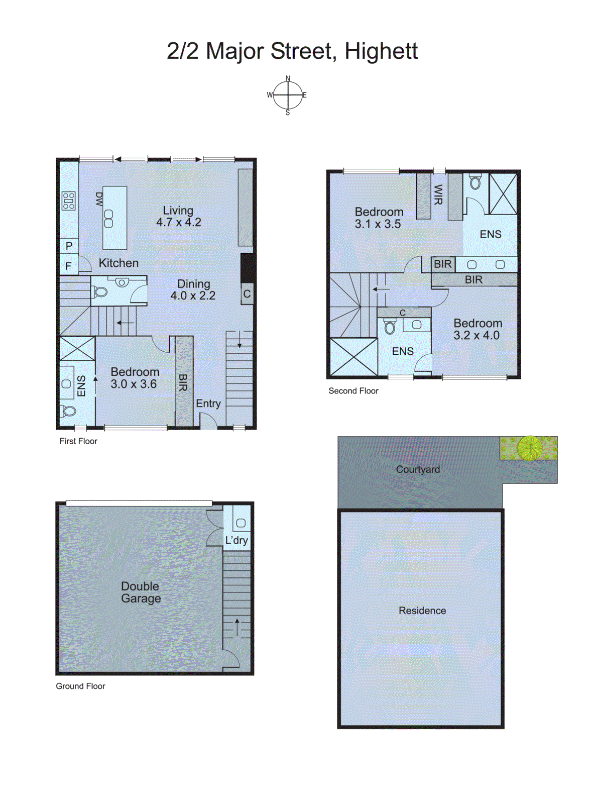 2/2 Major Street, Highett VIC 3190 - Floorplan