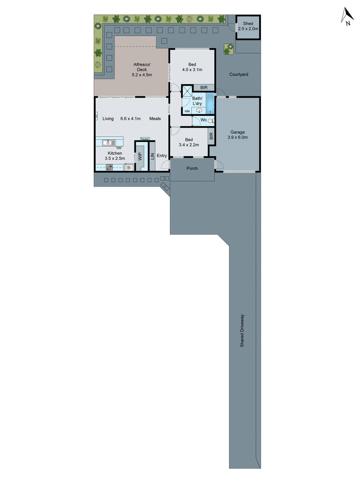 2/2 Marjorie Avenue, Belmont VIC 3216 - Floorplan