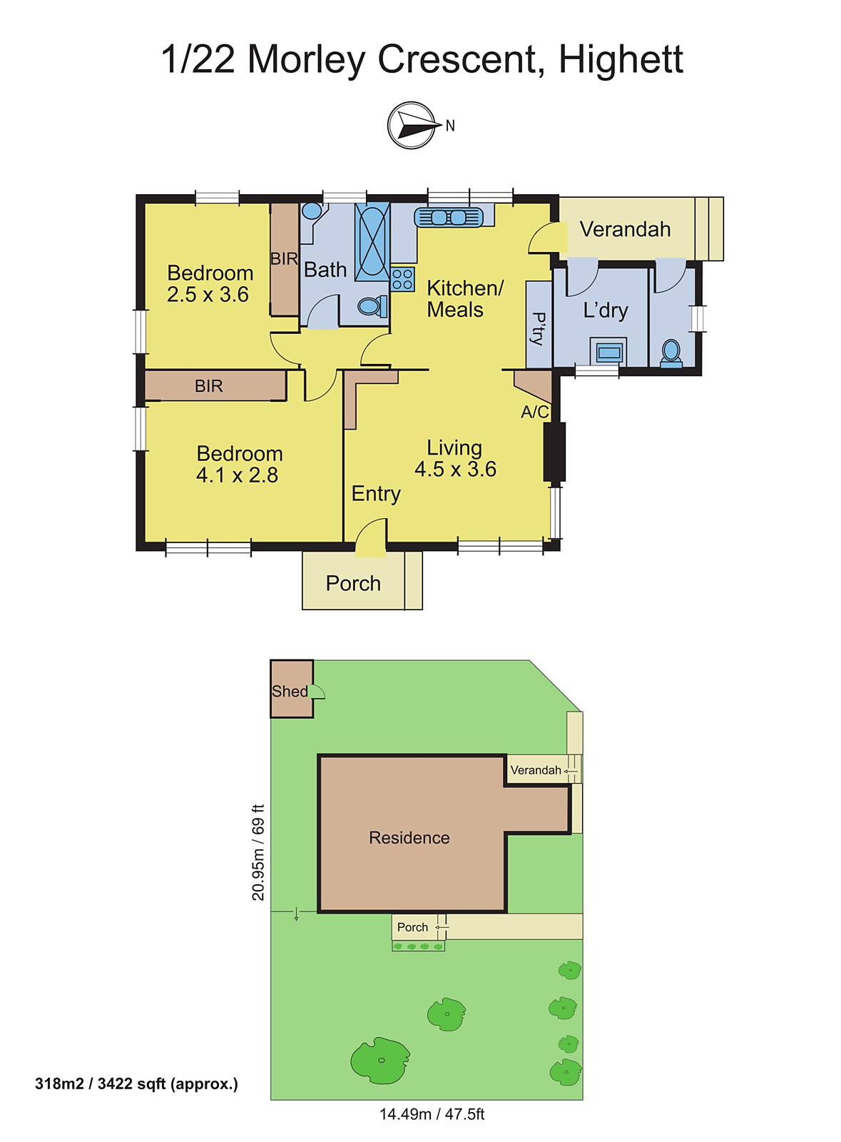 22 Morley Crescent, Highett VIC 3190 - Floorplan