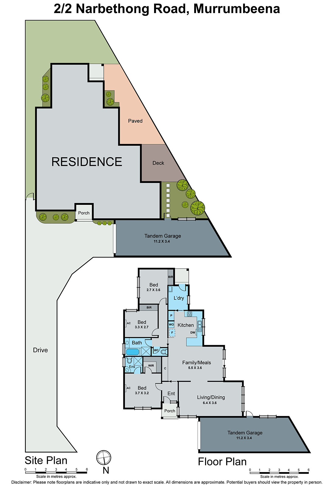 2/2 Narbethong Road, Murrumbeena VIC 3163 - Floorplan