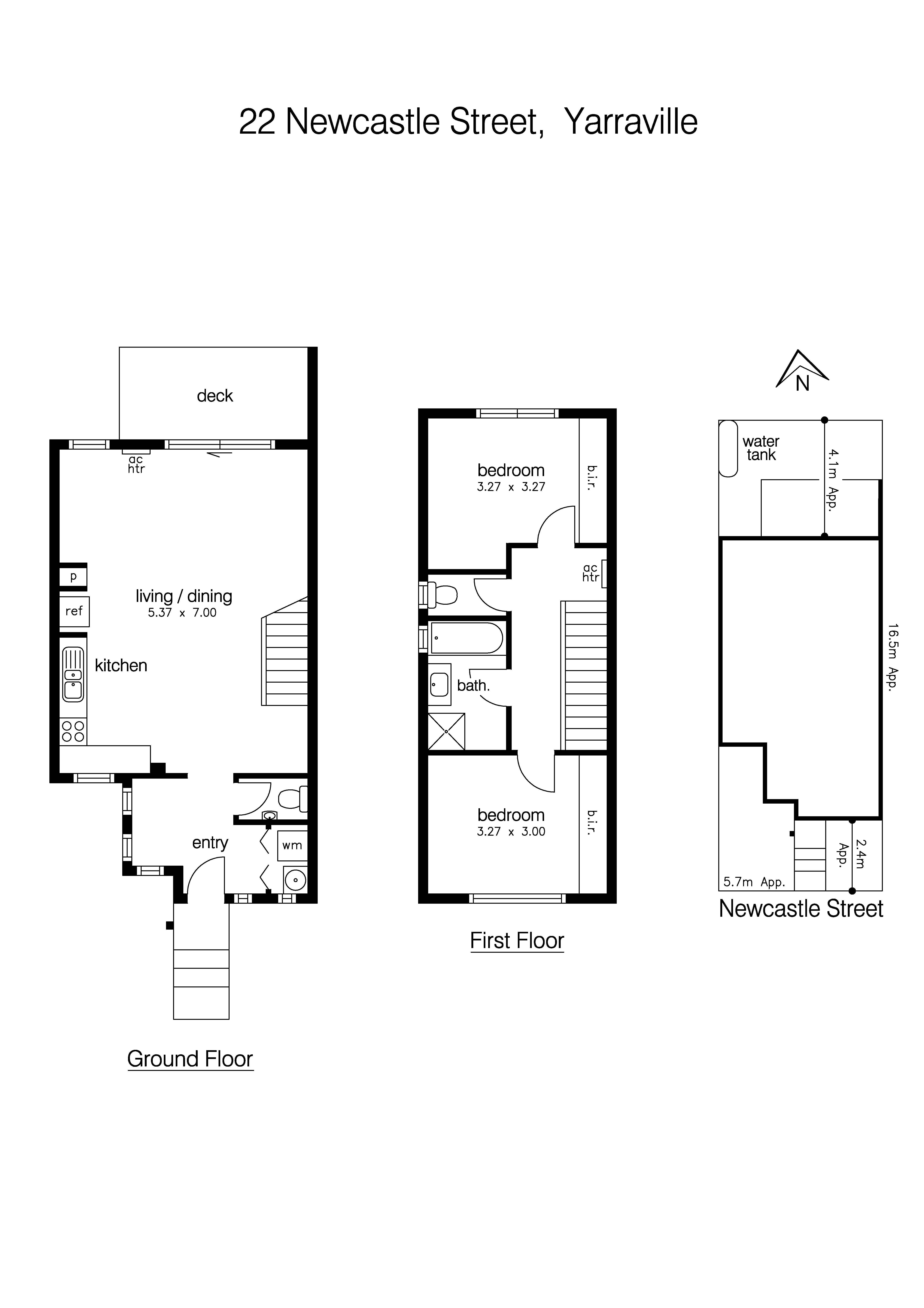 22 Newcastle Street, YARRAVILLE VIC 3013 - Floorplan