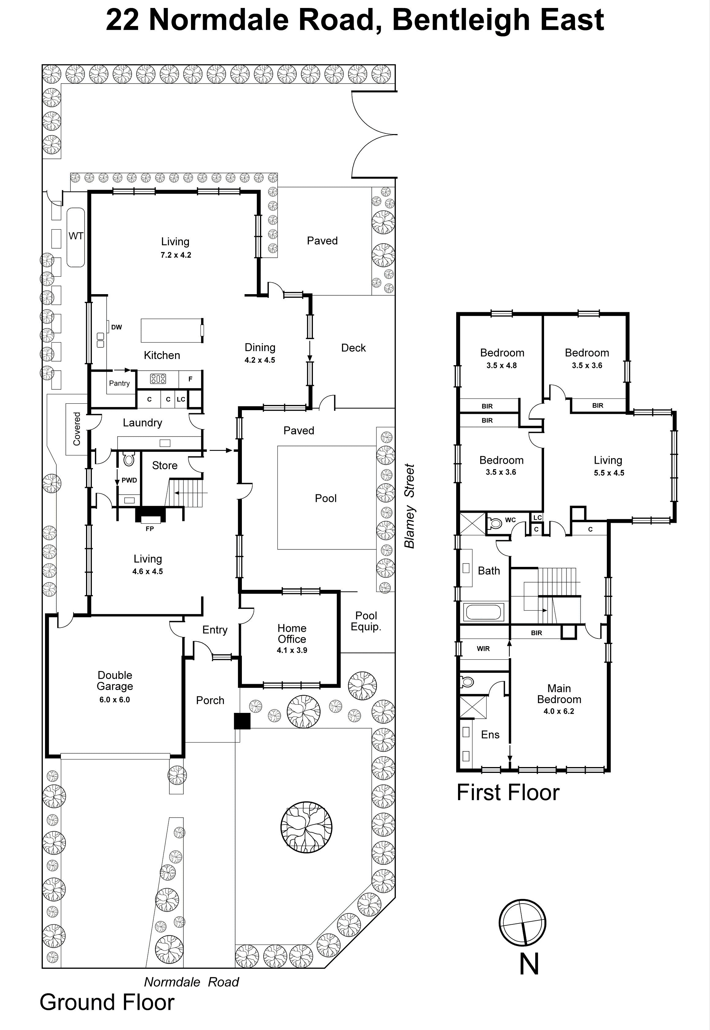 22 Normdale Road, Bentleigh East VIC 3165 - Floorplan