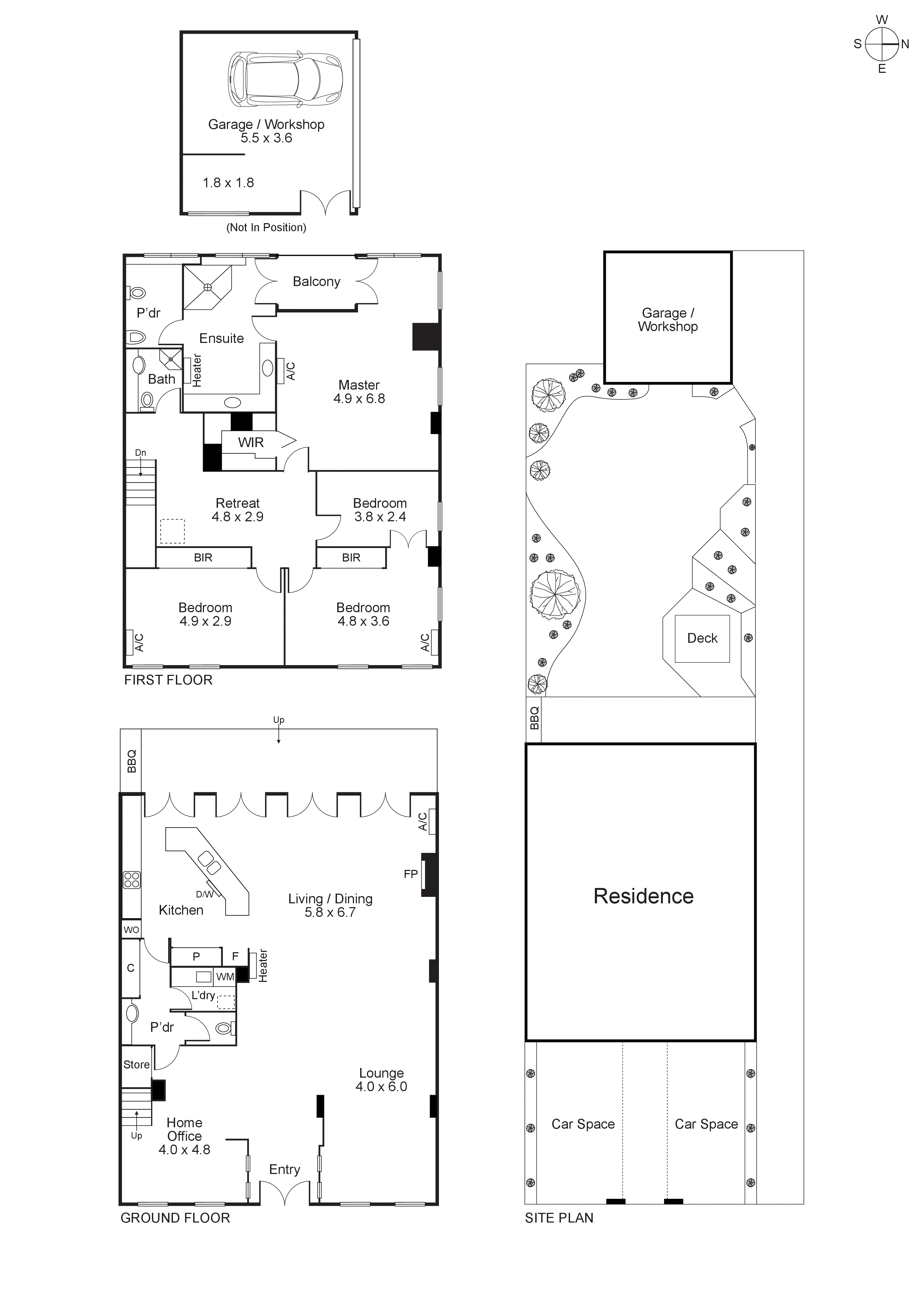 22 Railway Crescent, Hampton VIC 3188 - Floorplan