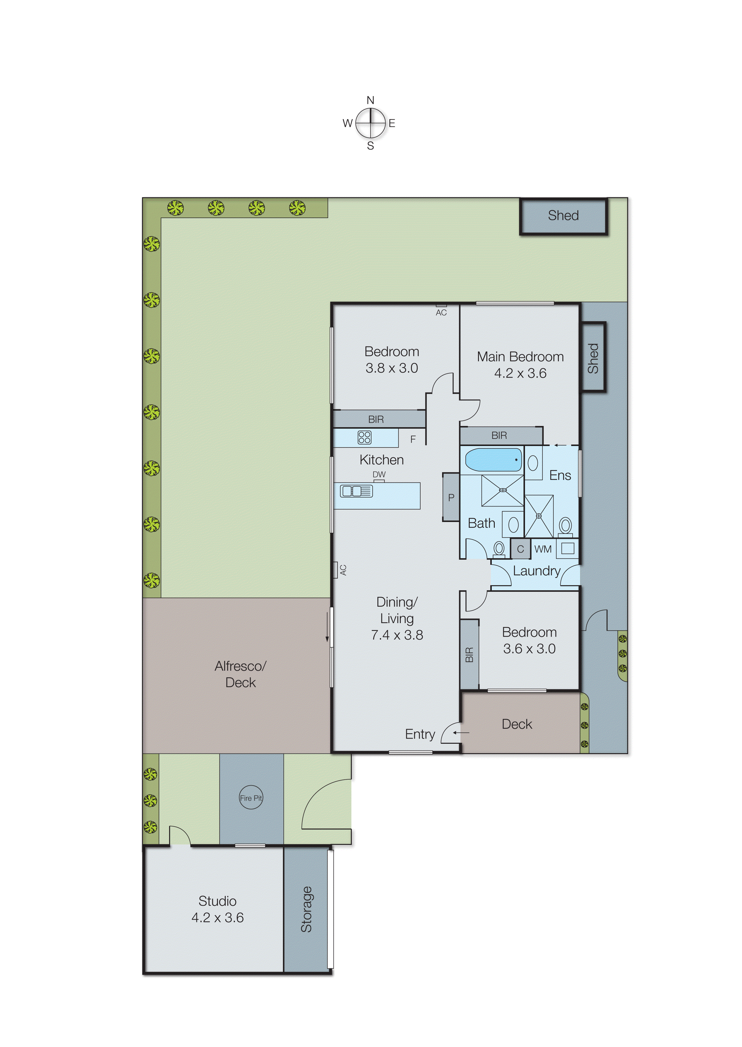 2/2 Reid Street, Parkdale VIC 3195 - Floorplan