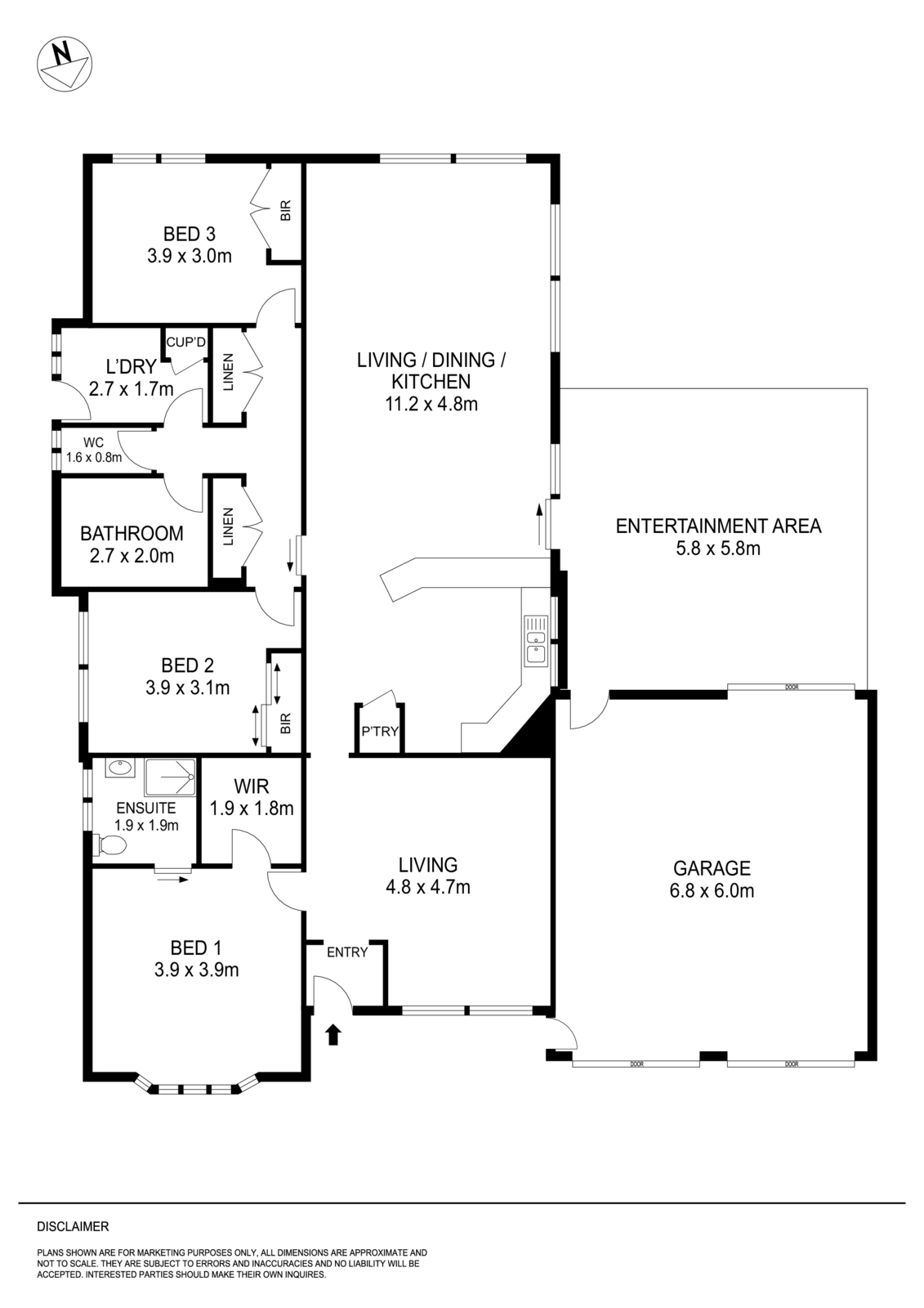 22 Rowan Parade, Wendouree VIC 3355 - Floorplan