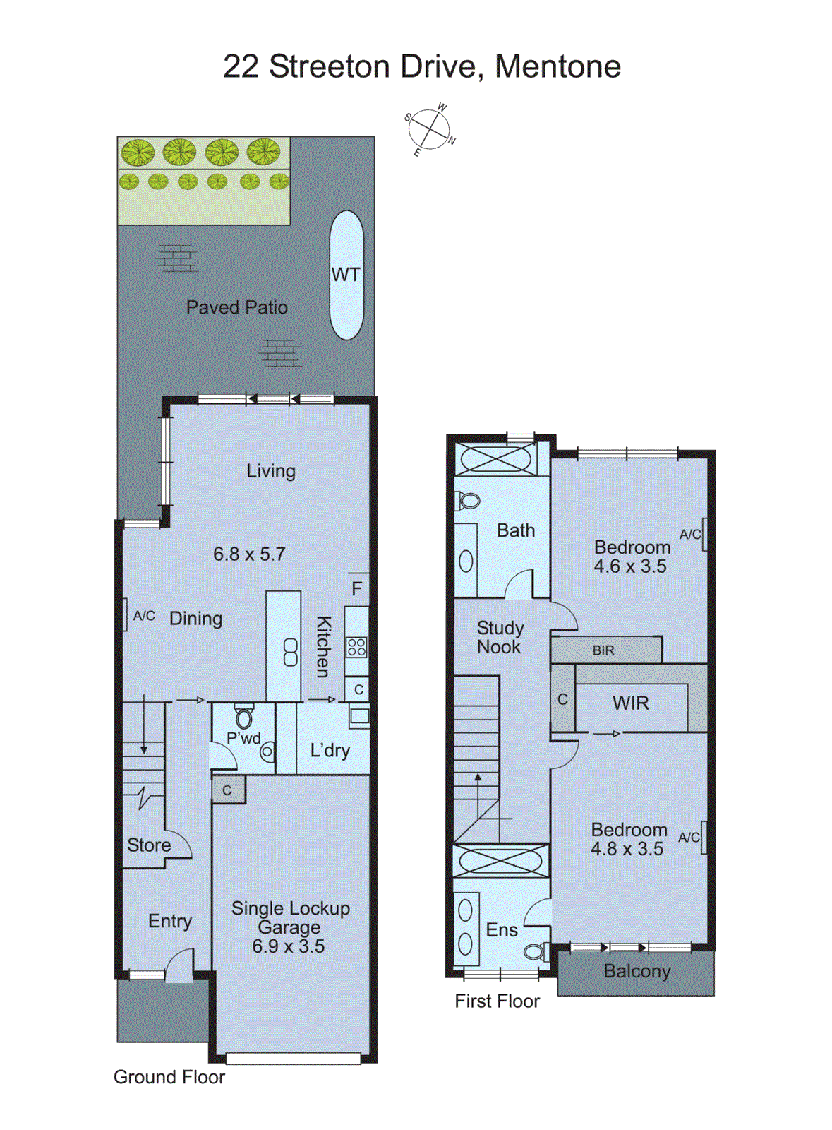 22 Streeton Drive, Mentone VIC 3194 - Floorplan
