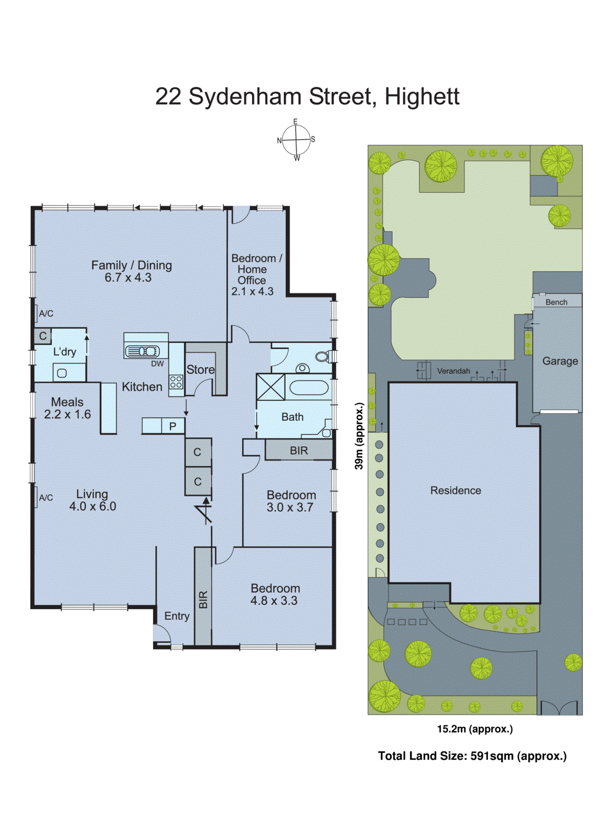 22 Sydenham Street, Highett VIC 3190 - Floorplan