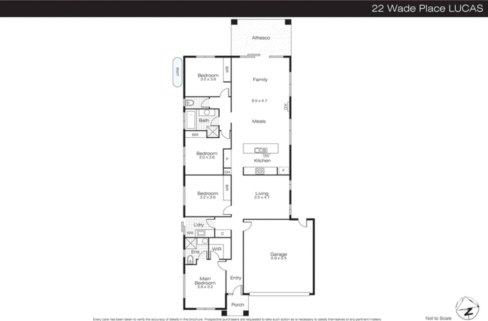22 Wade Place, Lucas VIC 3350 - Floorplan