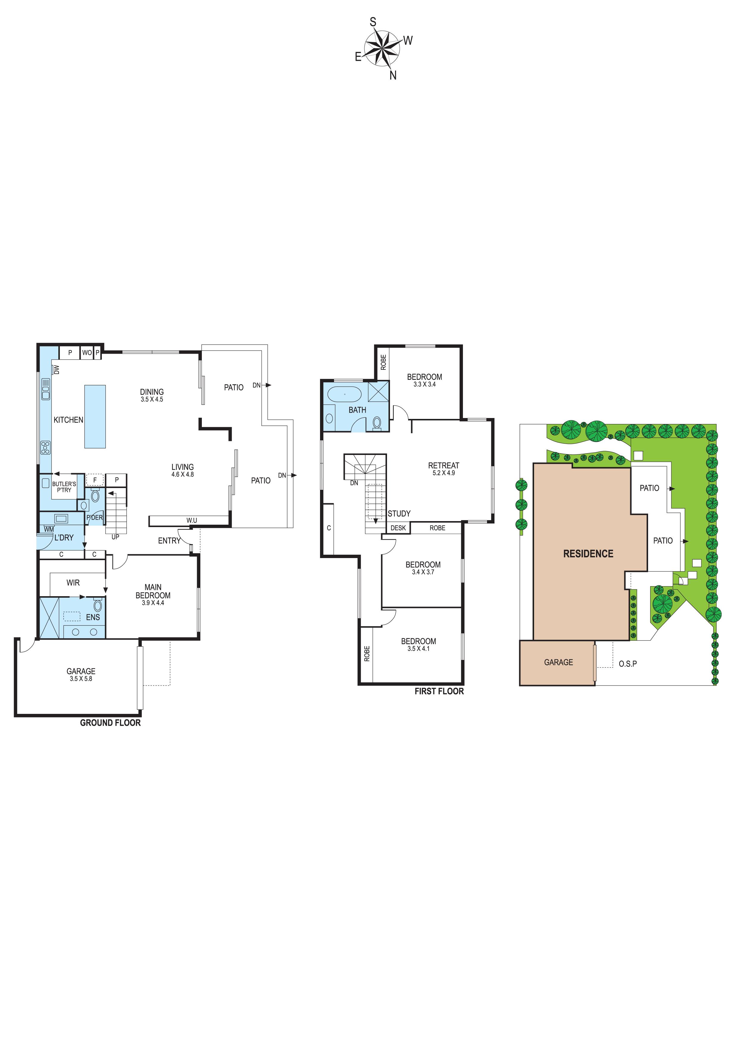 2/2 Walnut Street, ORMOND VIC 3204 - Floorplan