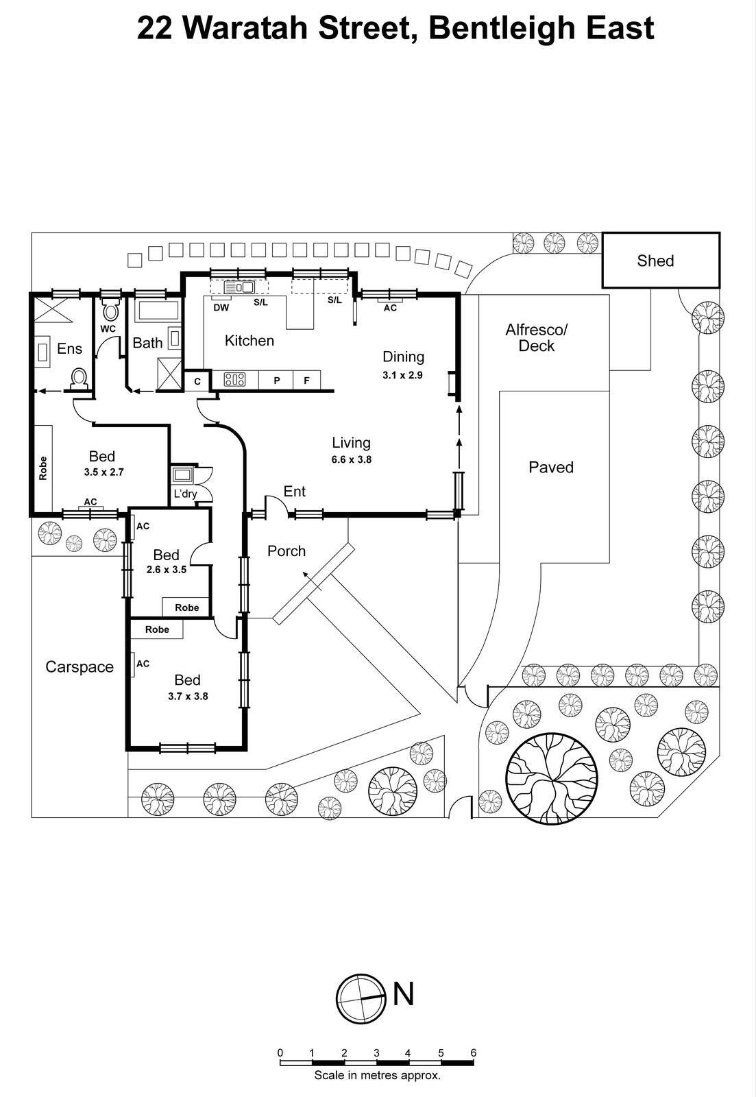 22 Waratah Street, Bentleigh East VIC 3165 - Floorplan